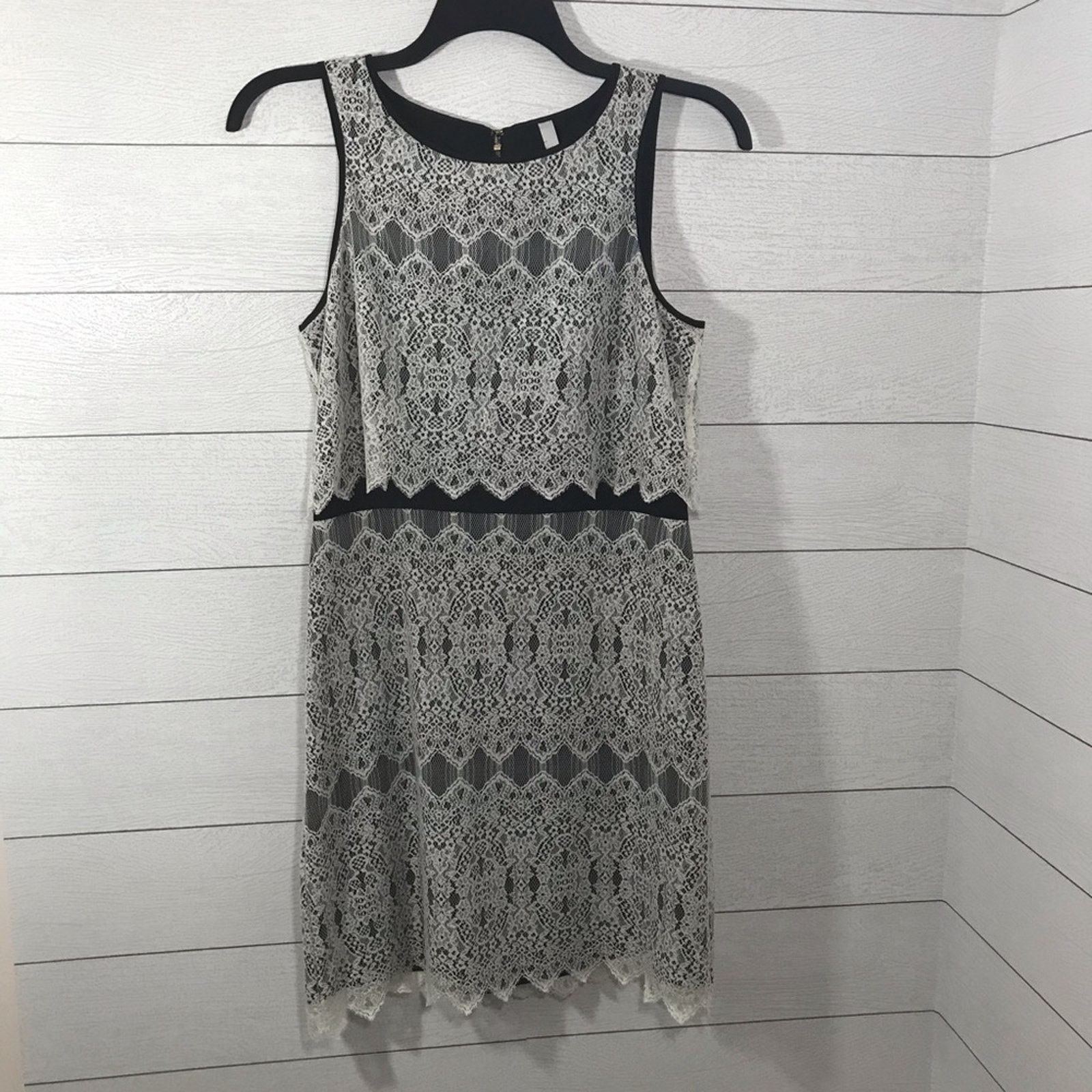 Other Kensie Black Lace Overlay Sheath Dress Medium Size M / US 6-8 / IT 42-44 - 1 Thumbnail