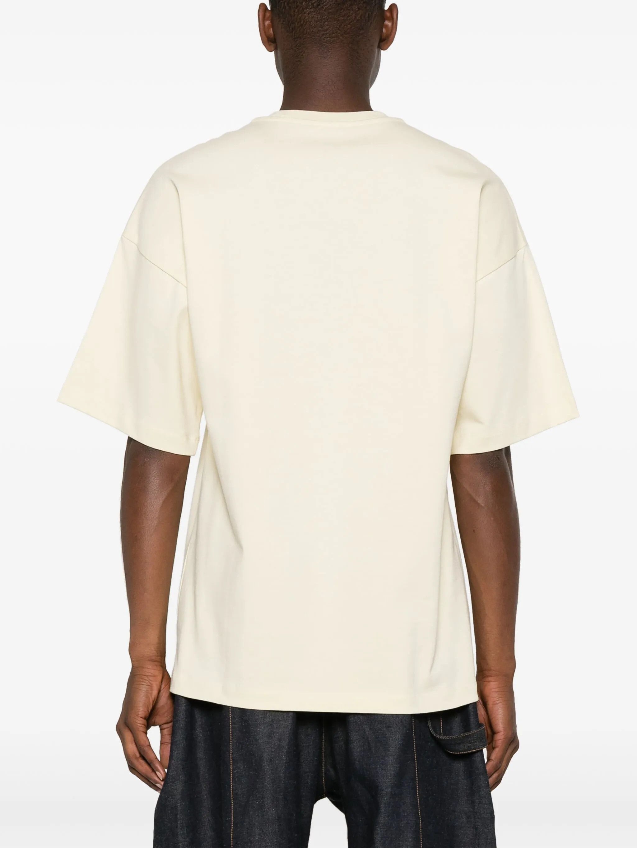 OAMC o1y0225 Logo Crewneck T-Shirt in Light Beige Size US XS / EU 42 / 0 - 4 Thumbnail