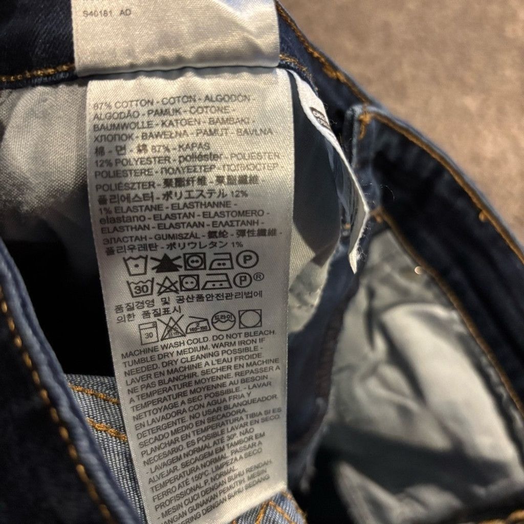 Levi's Levi's Women’s 721 High Rise Skinny Jeans Size 27" / US 4 / IT 40 - 6 Thumbnail