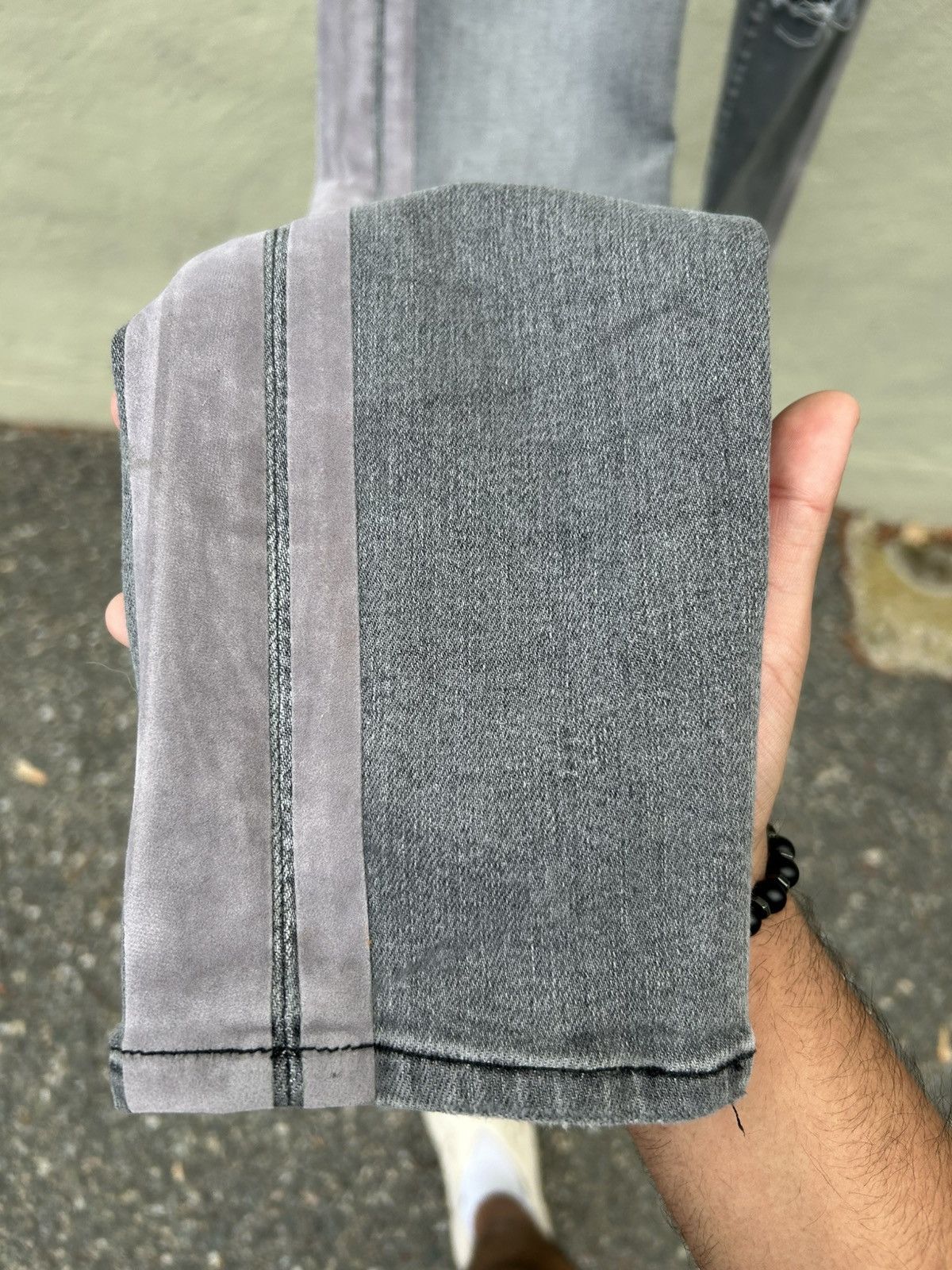 Amiri Amiri jeans grey stripe Size US 31 - 5 Thumbnail