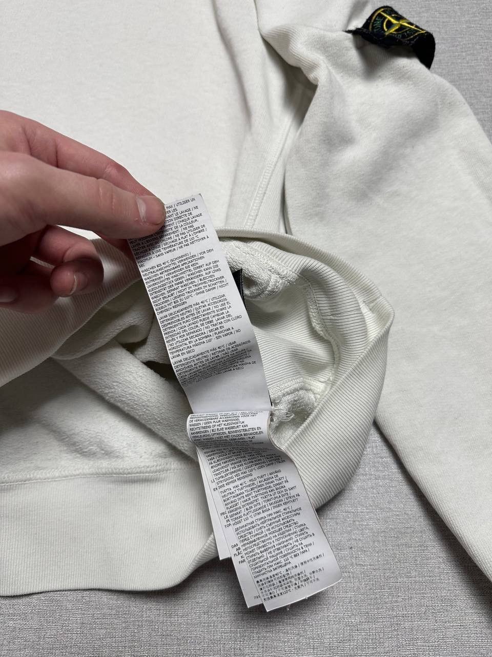 Stone Island Stone Island Crew Neck Sweatshirt WHITE Size M Size US M / EU 48-50 / 2 - 12 Thumbnail