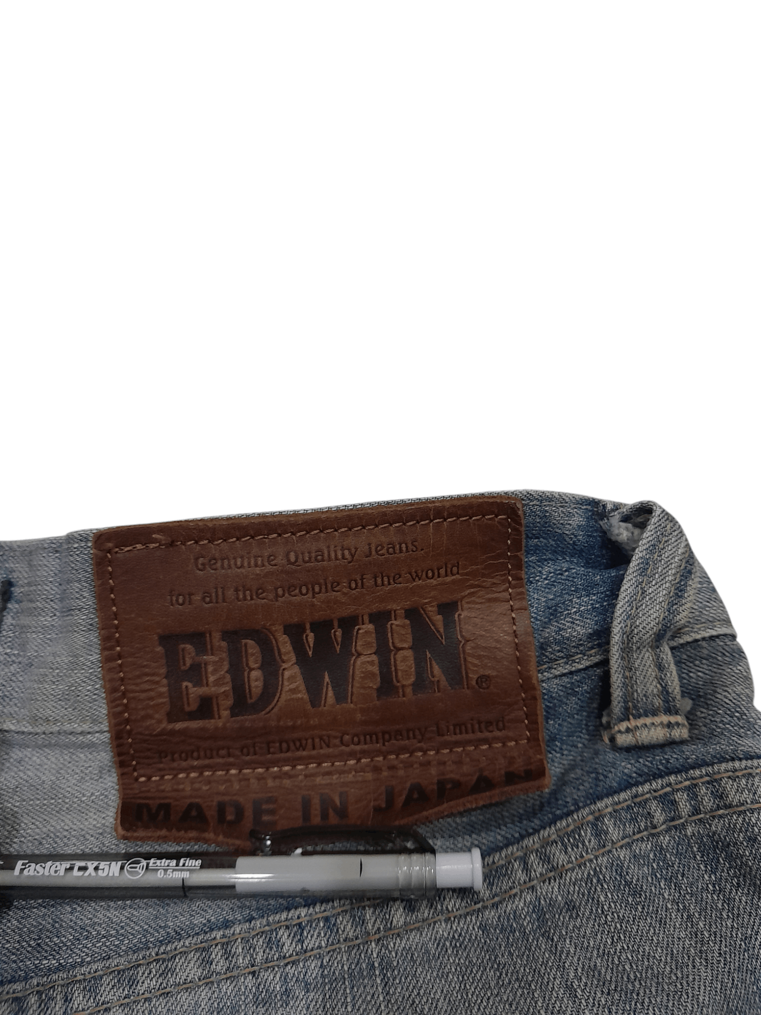Edwin × Vintage Edwin Japan Wide Cutting Selvedge Denim (F473) Waist 32 Size US 32 / EU 48 - 8 Thumbnail