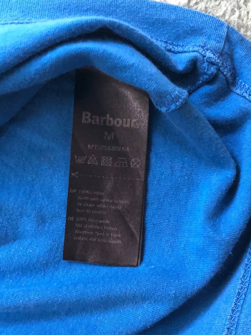 Barbour Barbour International Graphic T Shirt Blue Medium Size US M / EU 48-50 / 2 - 3 Thumbnail