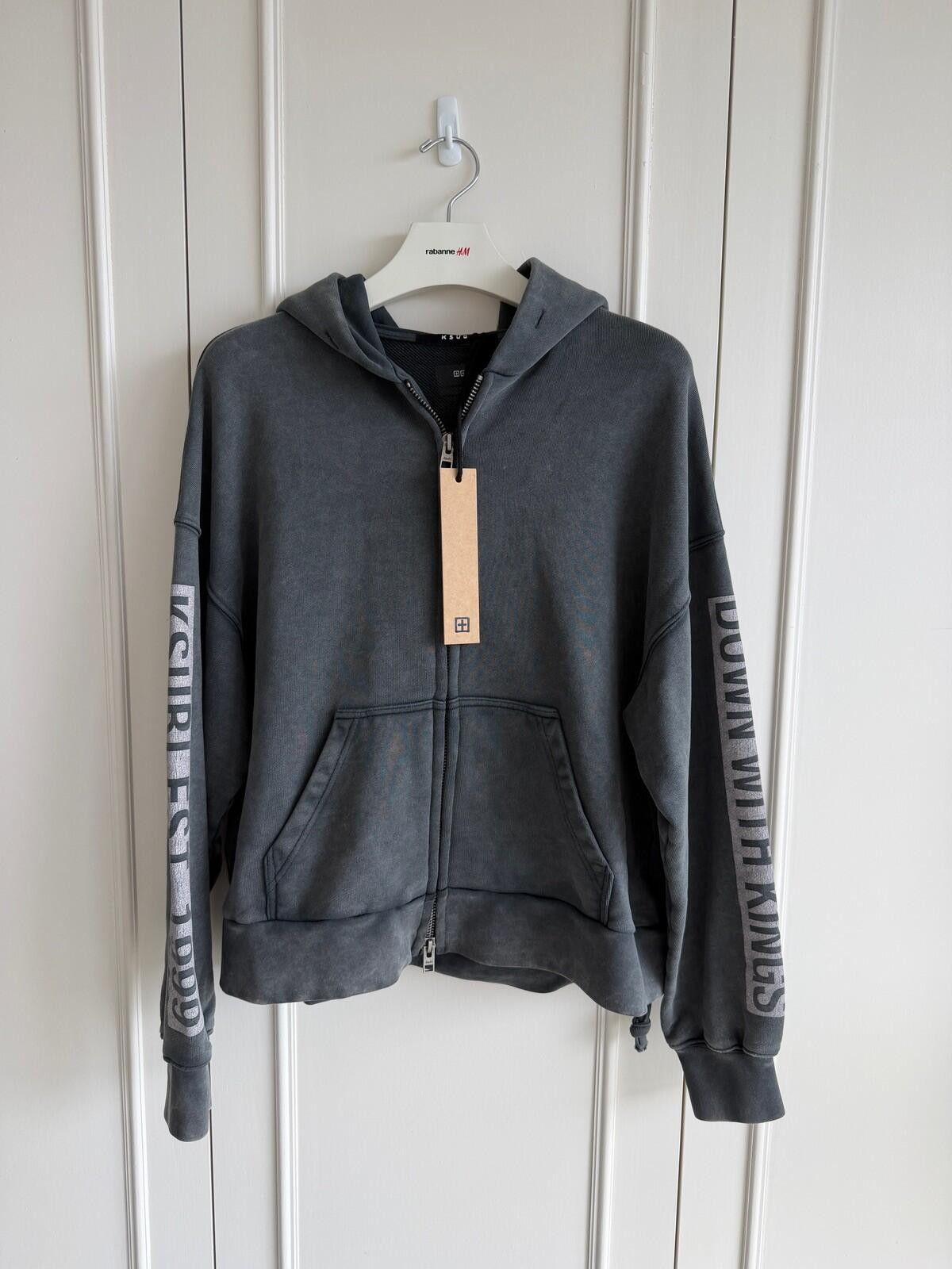 Ksubi new Ksubi mens kings halen zip hoodie medium m grey gray top Size US M / EU 48-50 / 2 - 2 Thumbnail