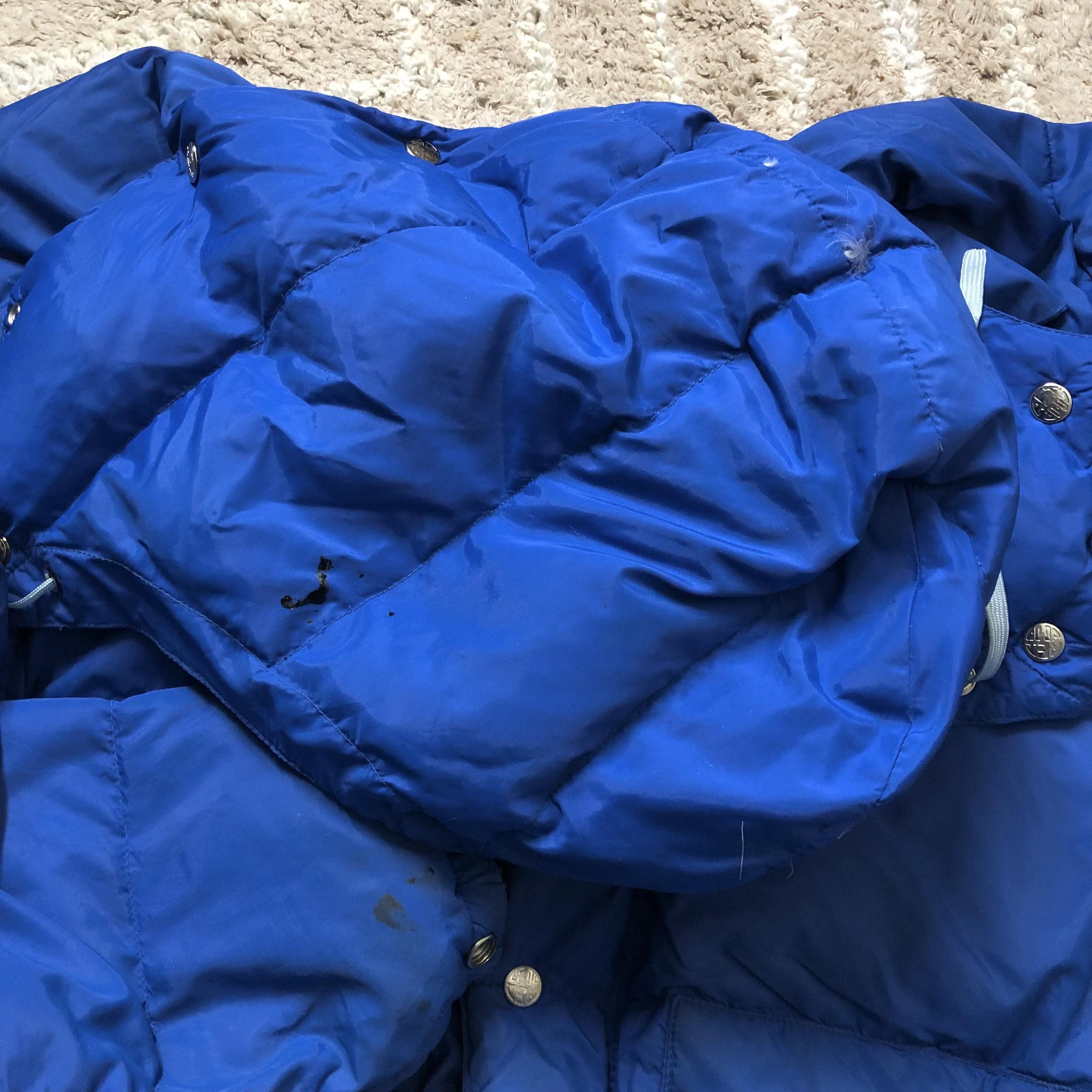 Rei 80’s Goose Down R.E.I. Blue Puffer Jacket with Hood Size US XL / EU 56 / 4 - 3 Thumbnail