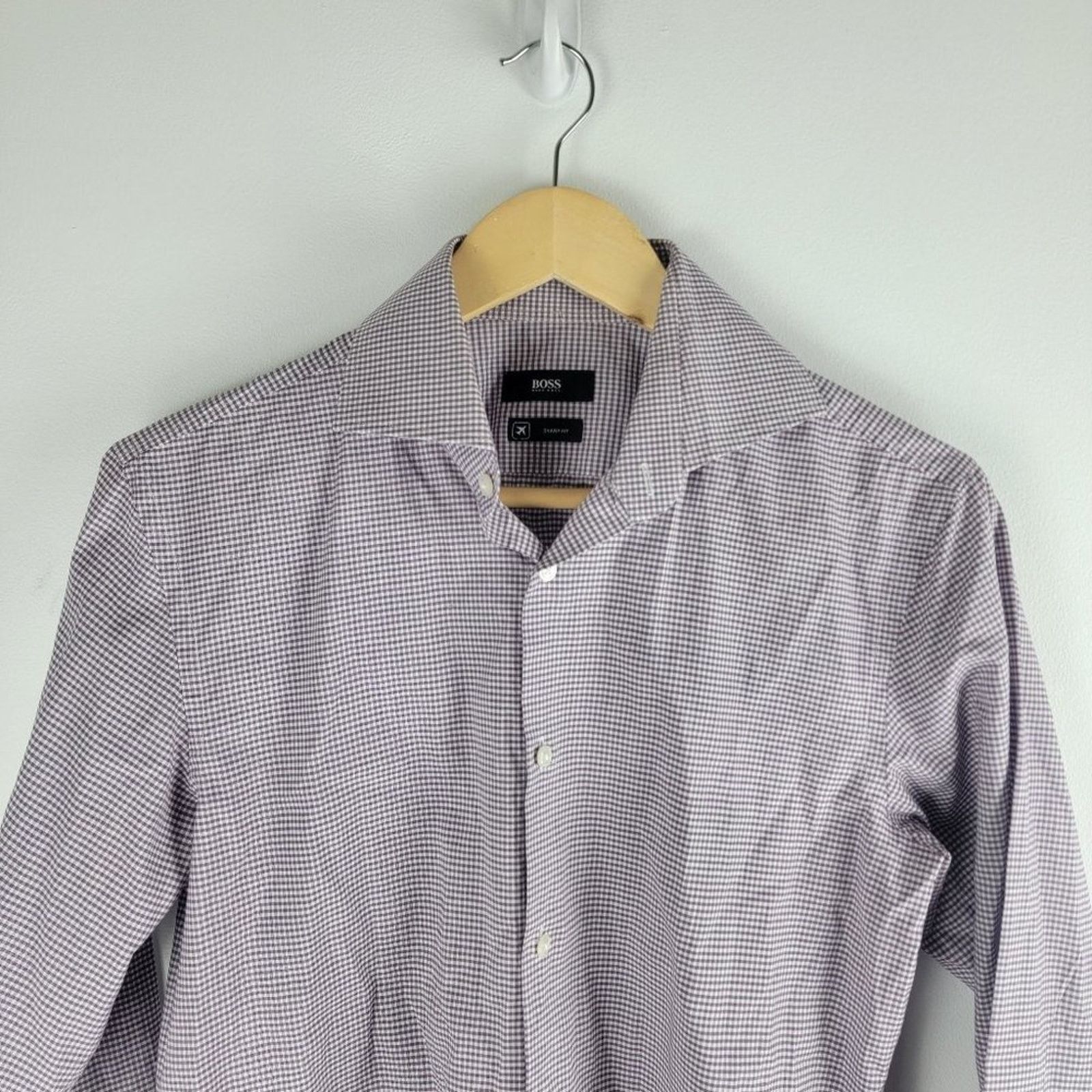 Hugo Boss Hugo Boss sharp fit long sleeve button down shirt size 15 Size US S / EU 44-46 / 1 - 2 Thumbnail