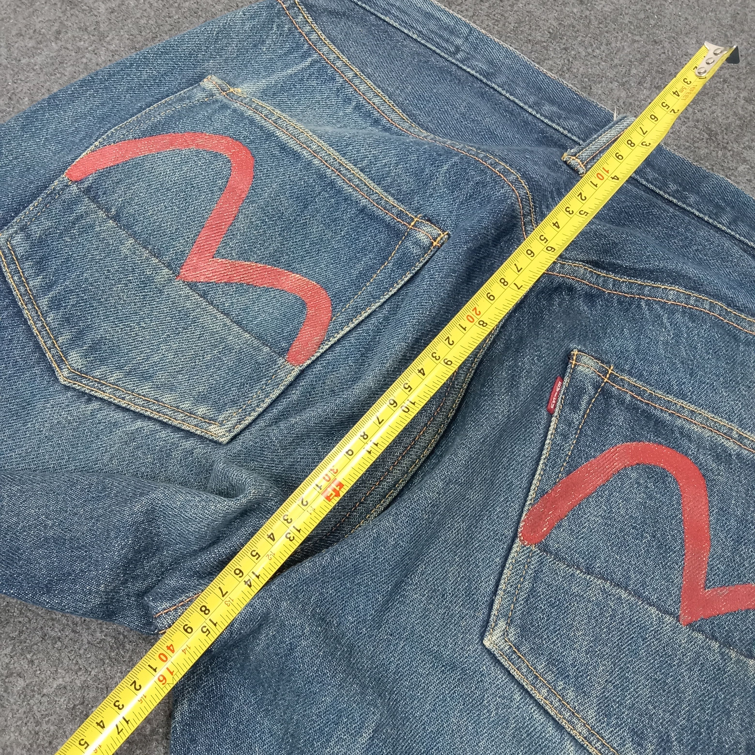 Evisu Evisu Japanese Brand Daicock Custom Art Denim Jeans C228N18 Size US 32 / EU 48 - 12 Thumbnail