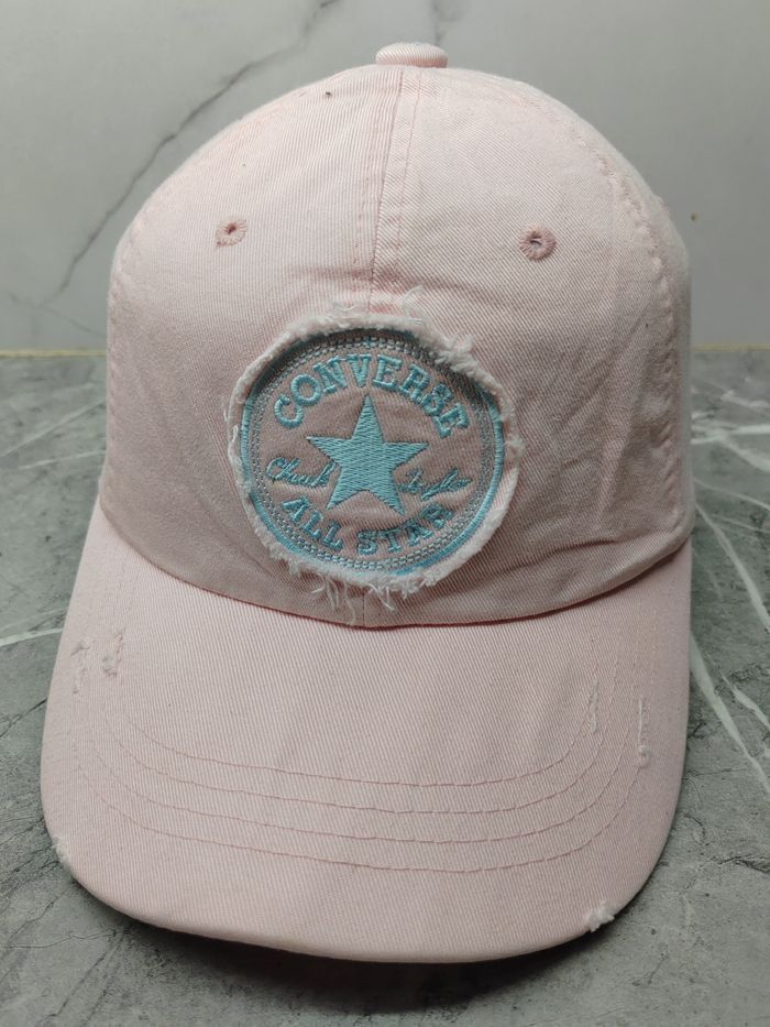 Converse Vintage Converse Distressed Style Cap Hat Size ONE SIZE - 1 Thumbnail