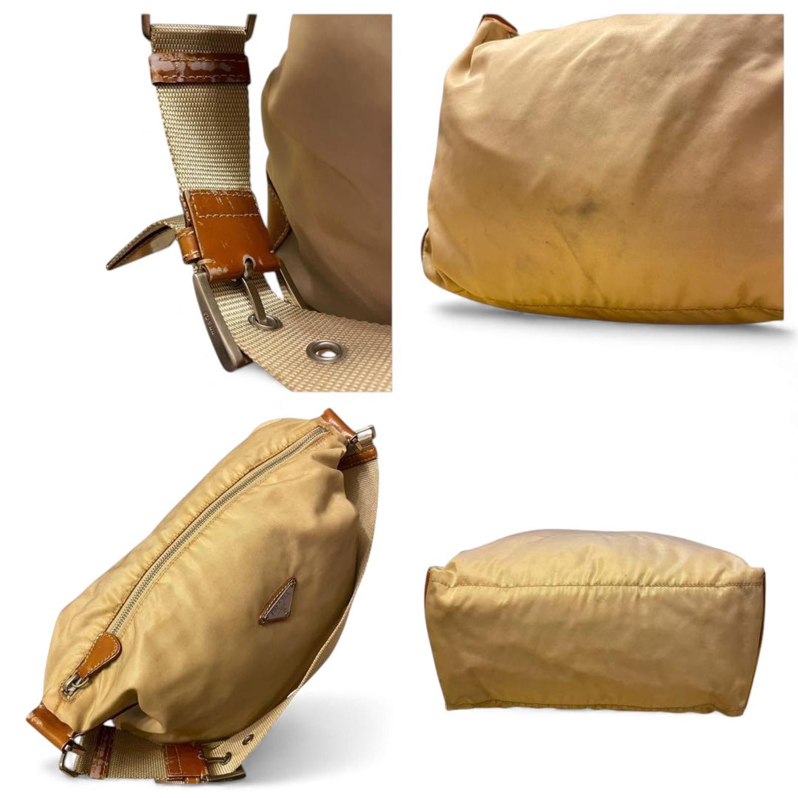 Prada Prada - Beige Brown Shoulder Bag Size ONE SIZE - 6 Thumbnail