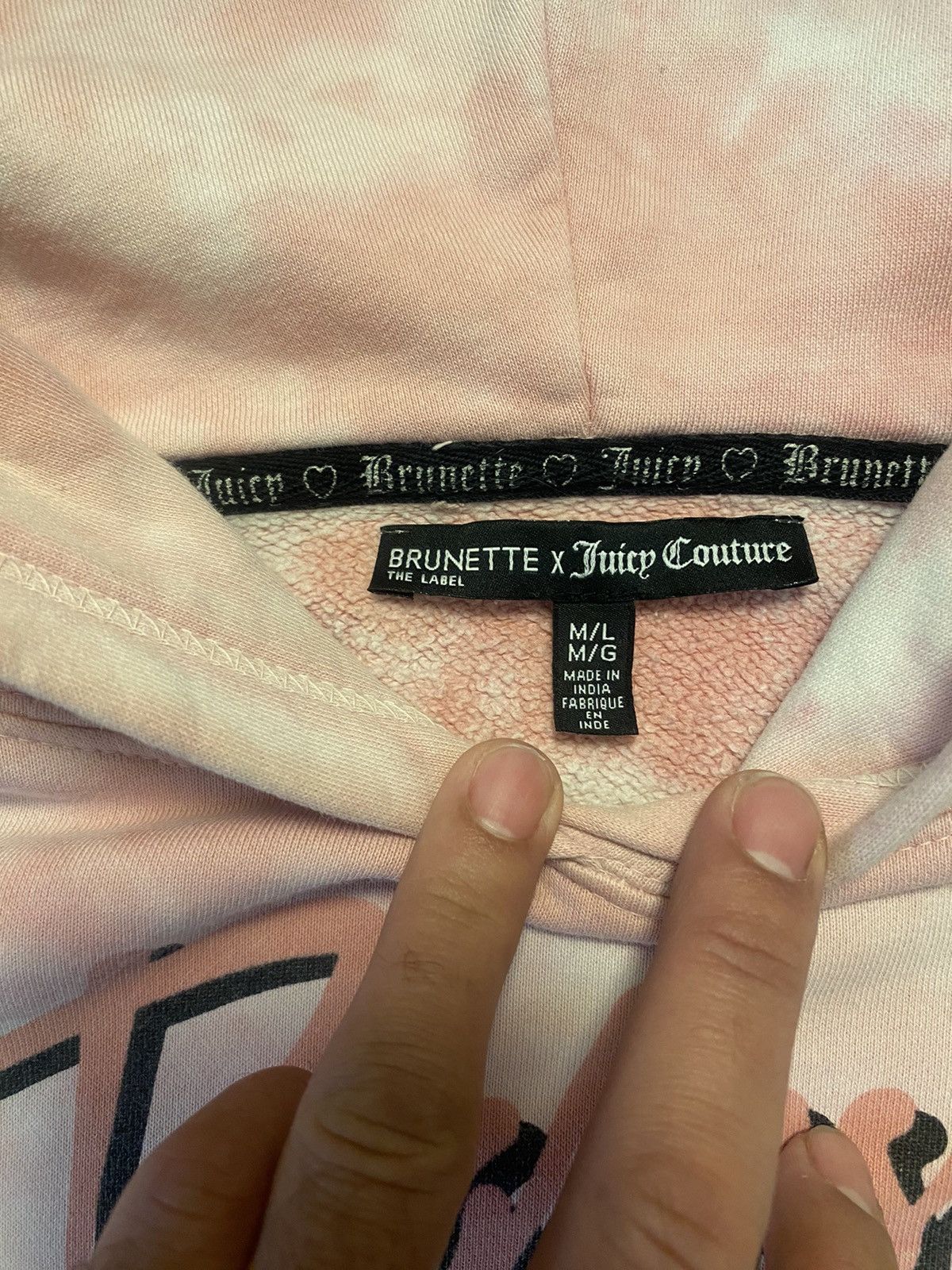 Juicy Couture Juicy Couture and Brunette The Label Collab Hoodie Size L / US 10 / IT 46 - 3 Thumbnail