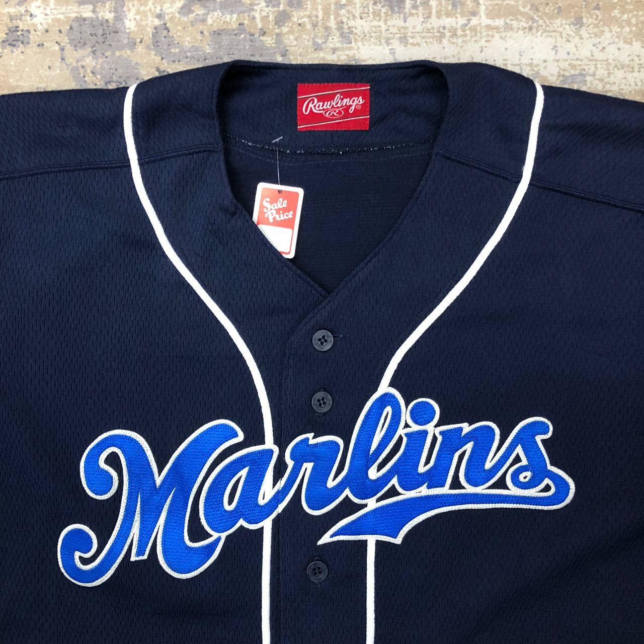 Other T165 MARLINS RAWLINGS JAPAN BASEBALL JERSEY Size US L / EU 52-54 / 3 - 2 Thumbnail
