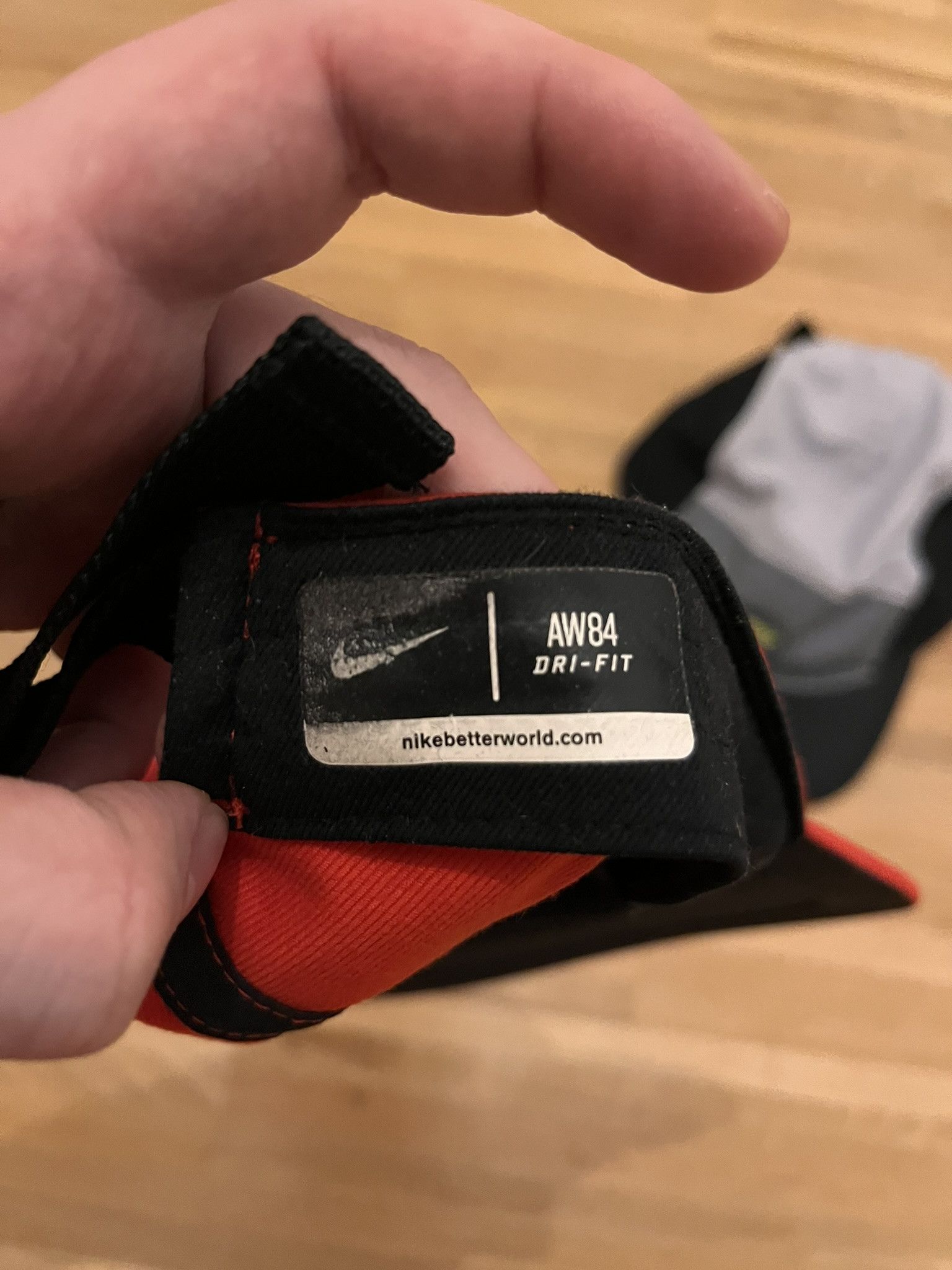 Nike Nike AW84 5 Panel Cap Red Reflective Swoosh Size ONE SIZE - 5 Thumbnail
