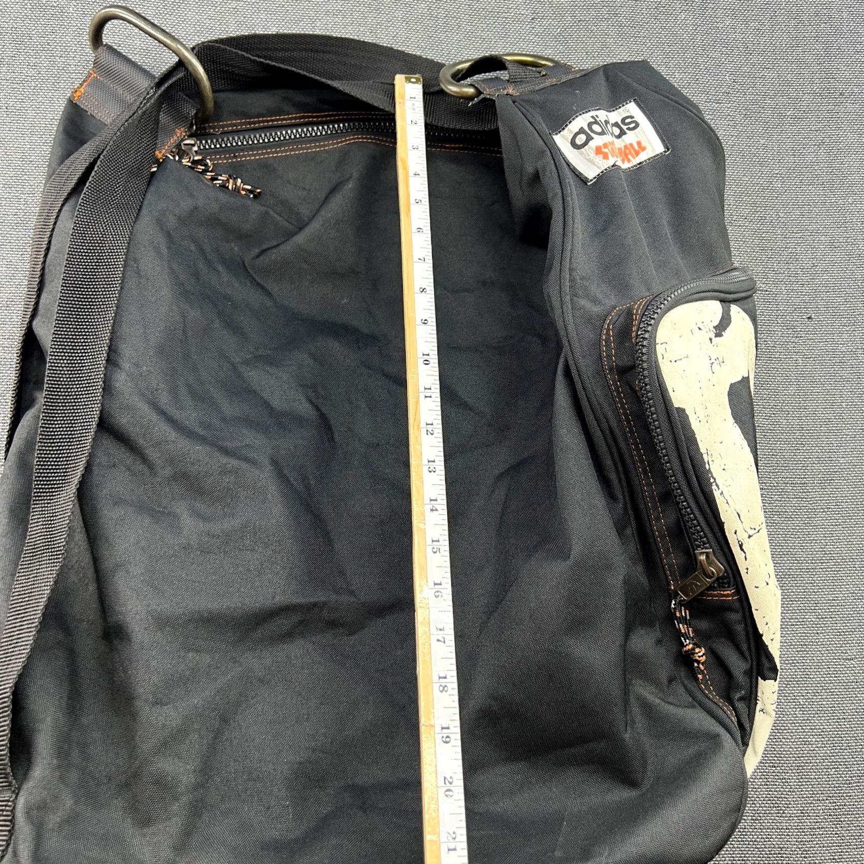 Adidas Vintage Adidas Backpack Rucksack Bag Gym Sports Unisex Adults Blue 80s 90s West Germany Streetball Backpack Mens Womens Size ONE SIZE - 5 Thumbnail