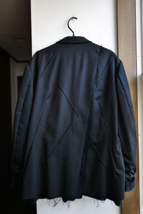 Yohji Yamamoto Yohji Yamamoto Homme 15AW Layered Wool Gaba Jacket Size US M / EU 48-50 / 2 - 3 Thumbnail