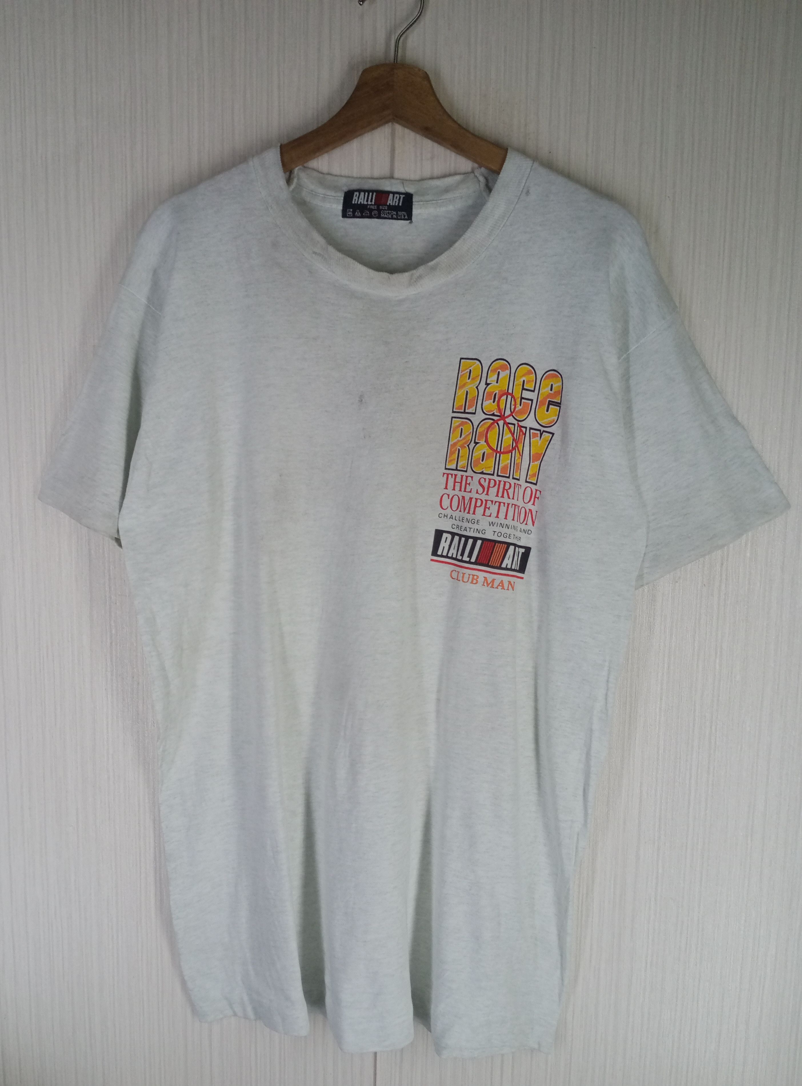 Sports Specialties × Vintage Very Rare Vintage 80s Ralliart Race & Rally Tshirt Size US L / EU 52-54 / 3 - 2 Thumbnail