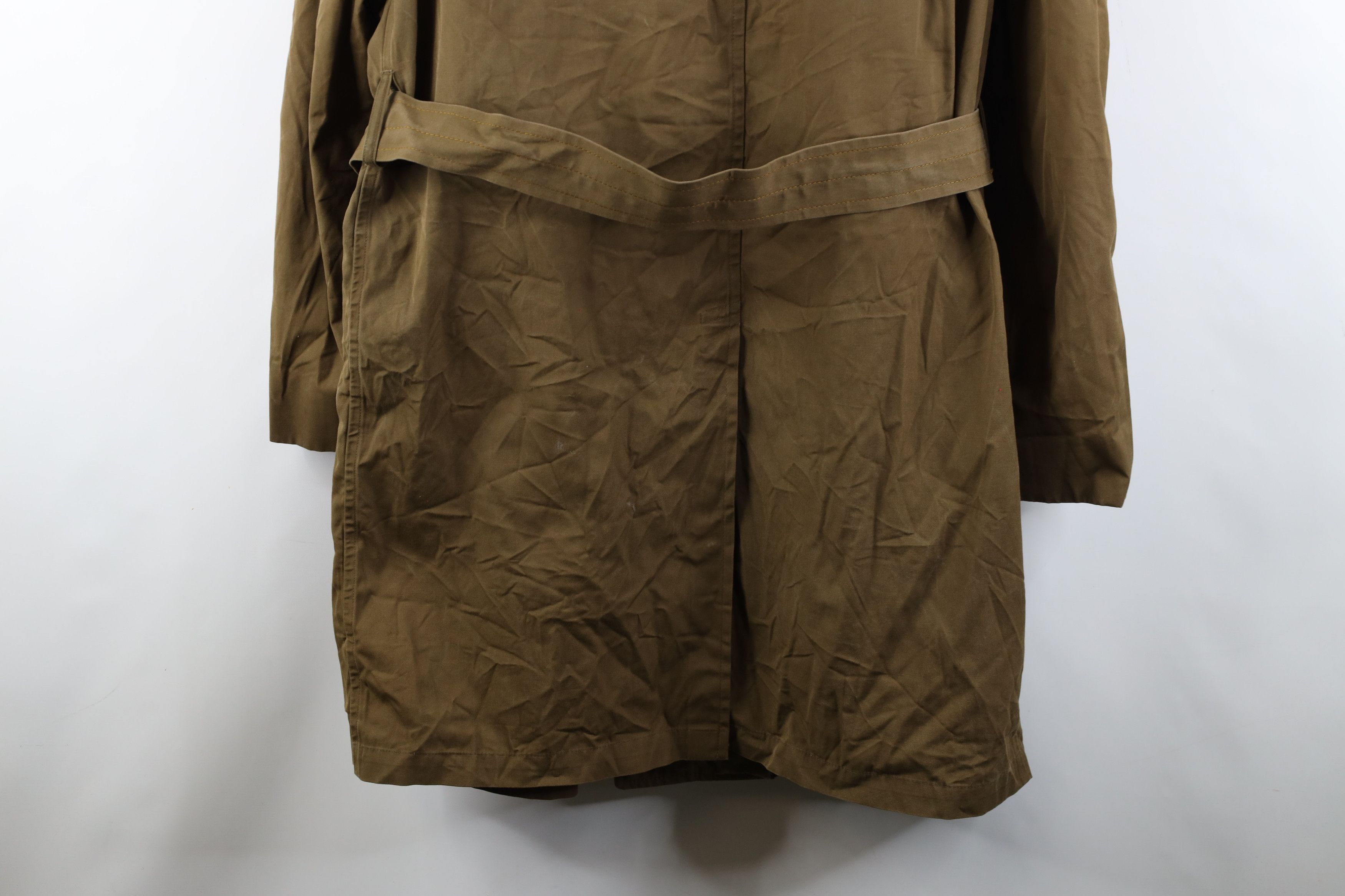 Vintage Vintage 70s Streetwear Cloth Belted Trench Coat Jacket Size US XL / EU 56 / 4 - 16 Thumbnail