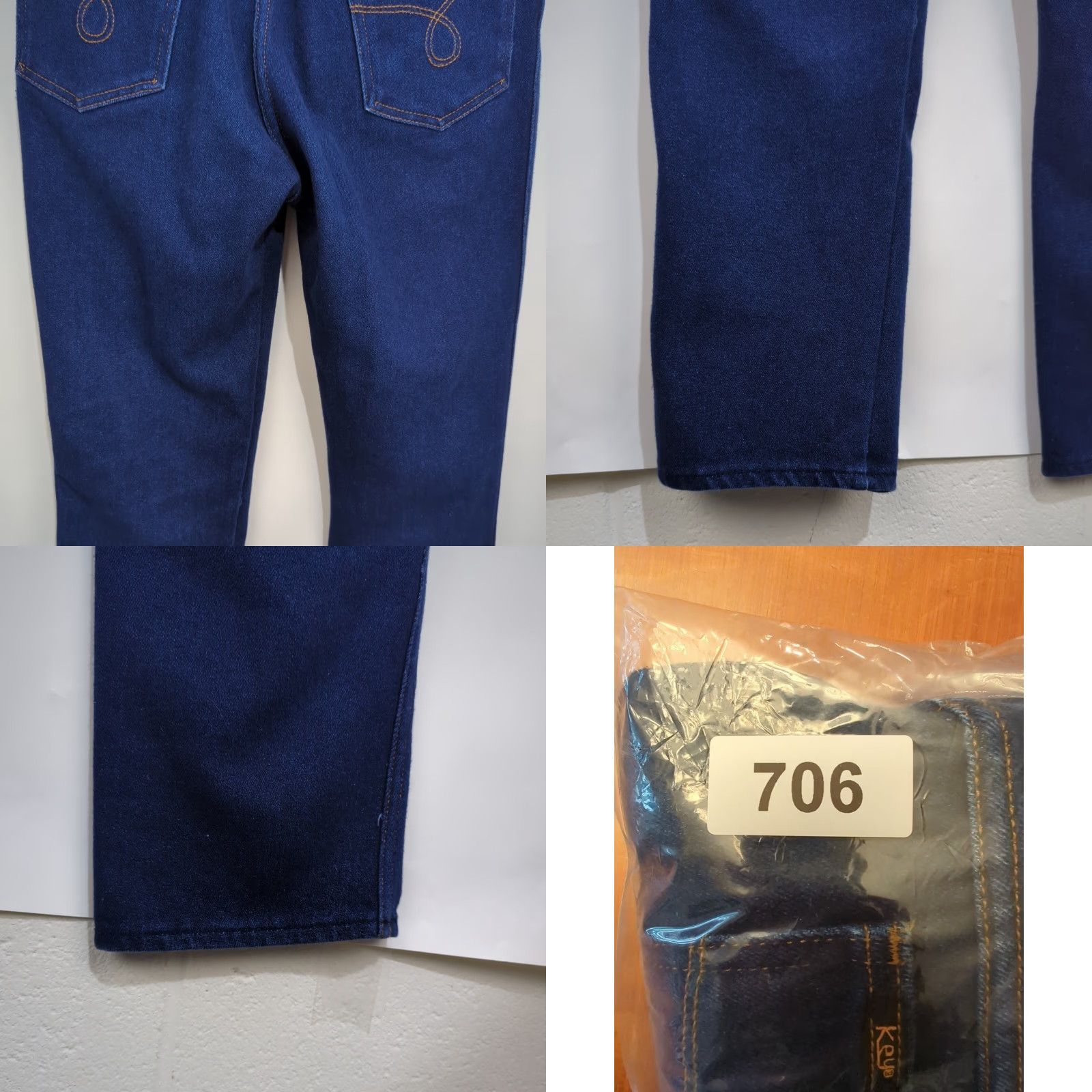 Vintage VINTAGE Key Jeans 32x30 Denim Blue Straight Leg 90s USA Made Jeans Mens Regular Pant Blue Size US 32 / EU 48 - 10 Thumbnail