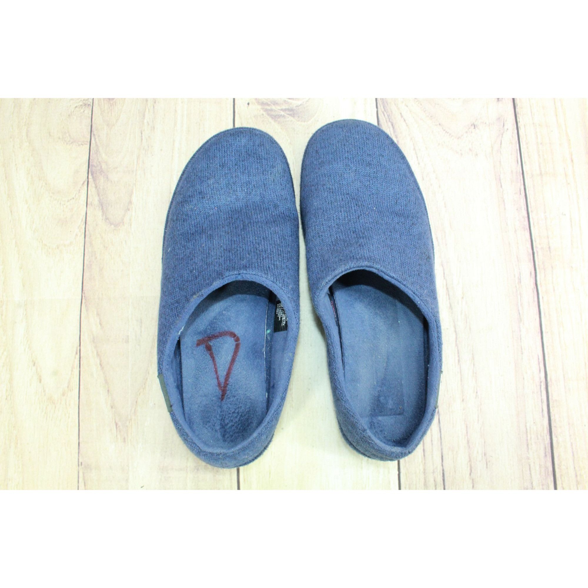 L.L. Bean LL Bean Women Sweater Knit Fleece Lined Cozy Slipper Scuffs Size US 8 / IT 38 - 7 Thumbnail
