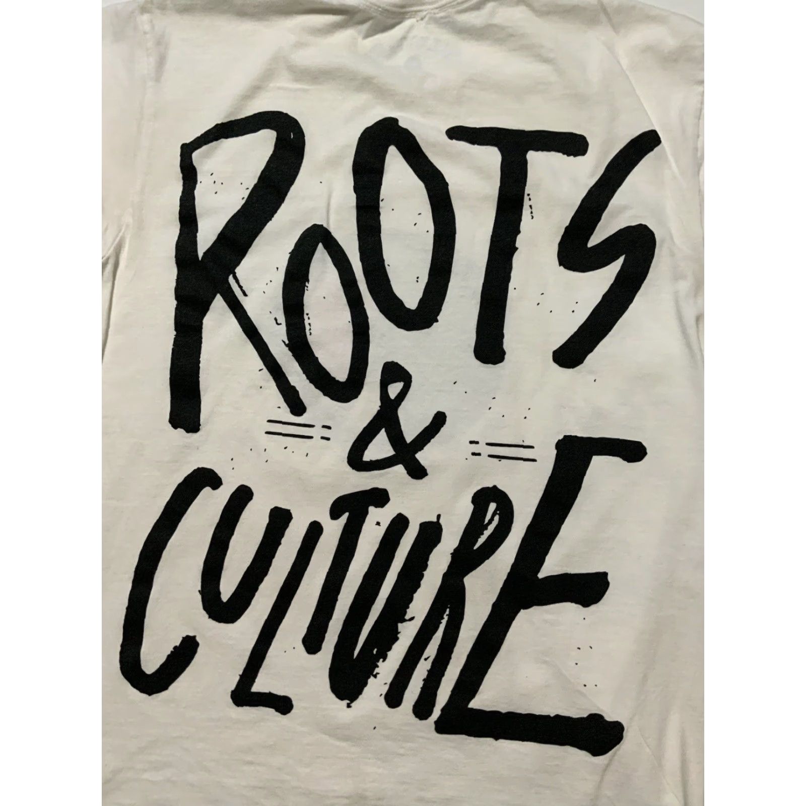 Roots VINTAGE WalkGood LA Los Angeles Peace Roots & Culture White Graphic S/S T-Shirt M Mens Size US M / EU 48-50 / 2 - 5 Thumbnail