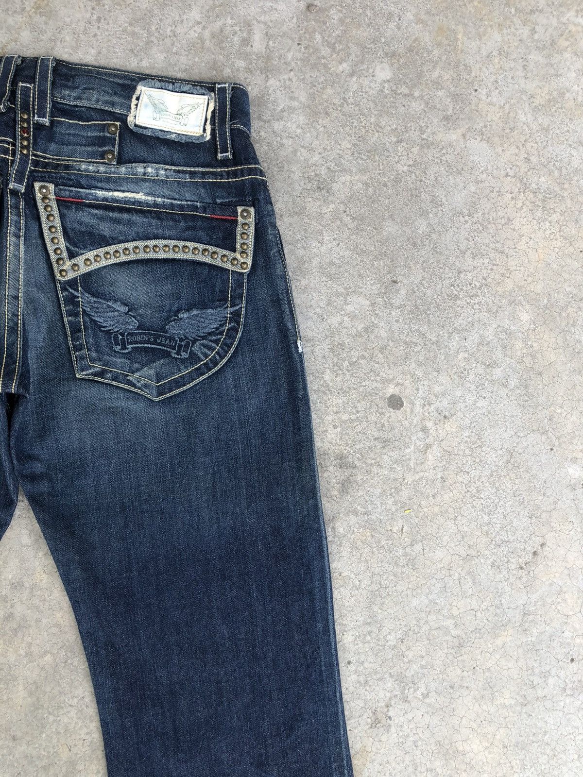 Robins Jeans Robins Jeans Flared Jeans Distressed Jeans Size US 31 - 10 Thumbnail