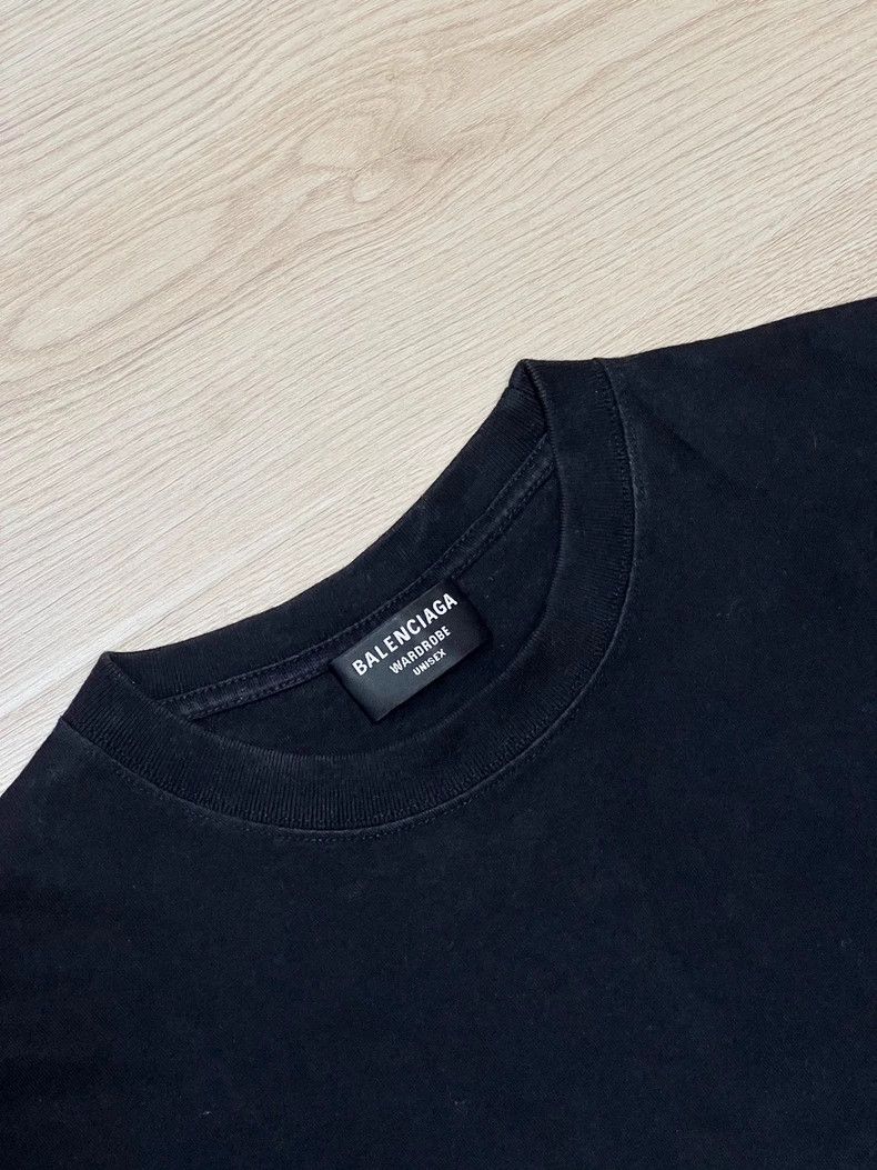 Balenciaga Balenciaga Boomerang Short Sleeve, Black M Size US M / EU 48-50 / 2 - 3 Thumbnail