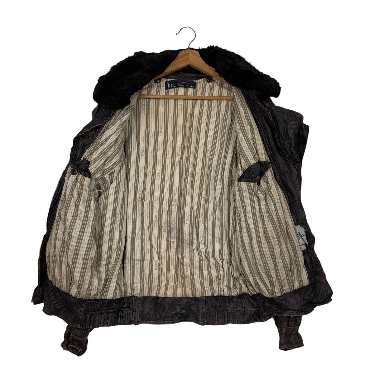 Other Vtg Marie-France Kremer Leather Jacket Size US S / EU 44-46 / 1 - 11 Thumbnail