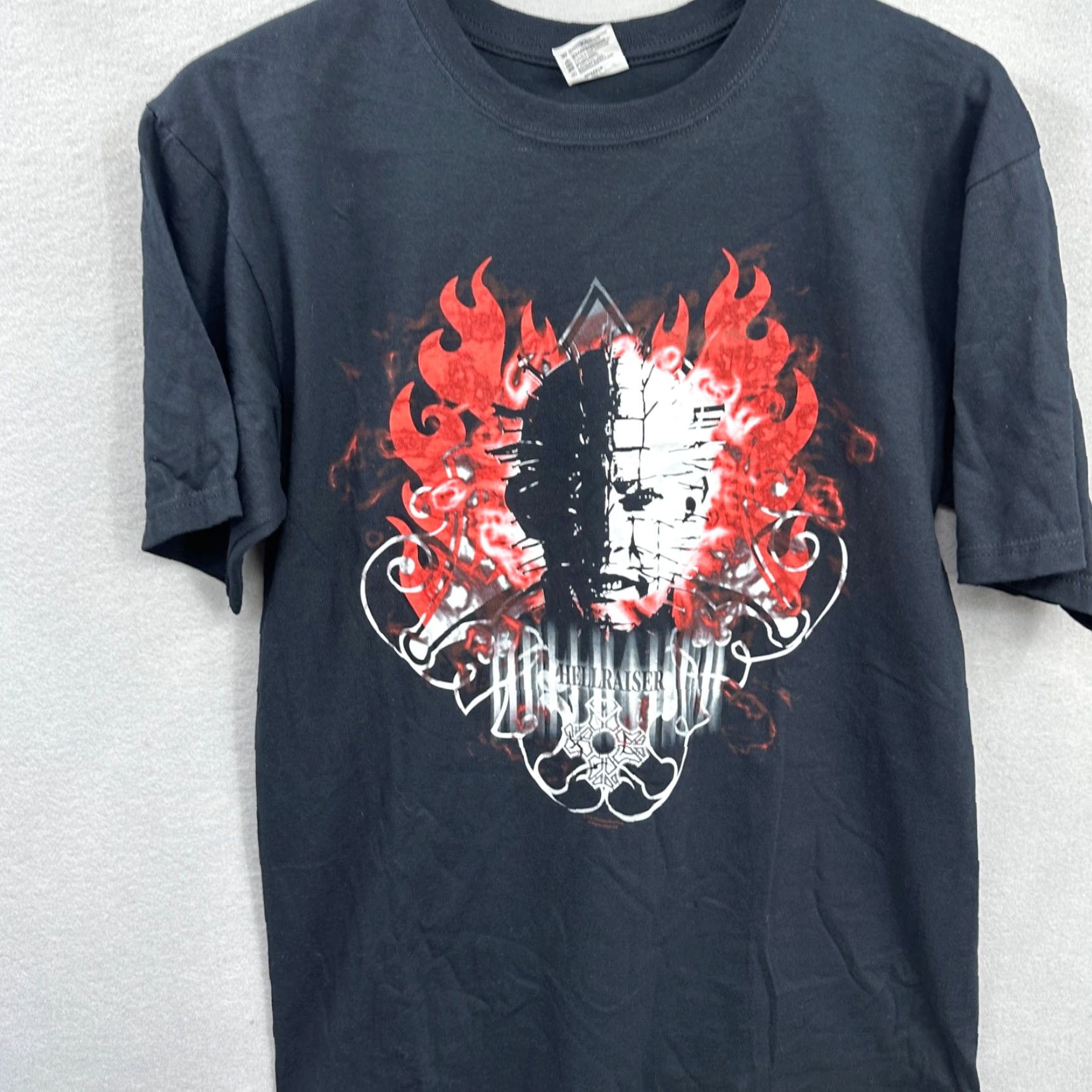 Anvil VINTAGE Hellraiser Pinhead Horror Movie Promo Tee Mens M Shirt Adult M Black Nike Size US M / EU 48-50 / 2 - 2 Thumbnail