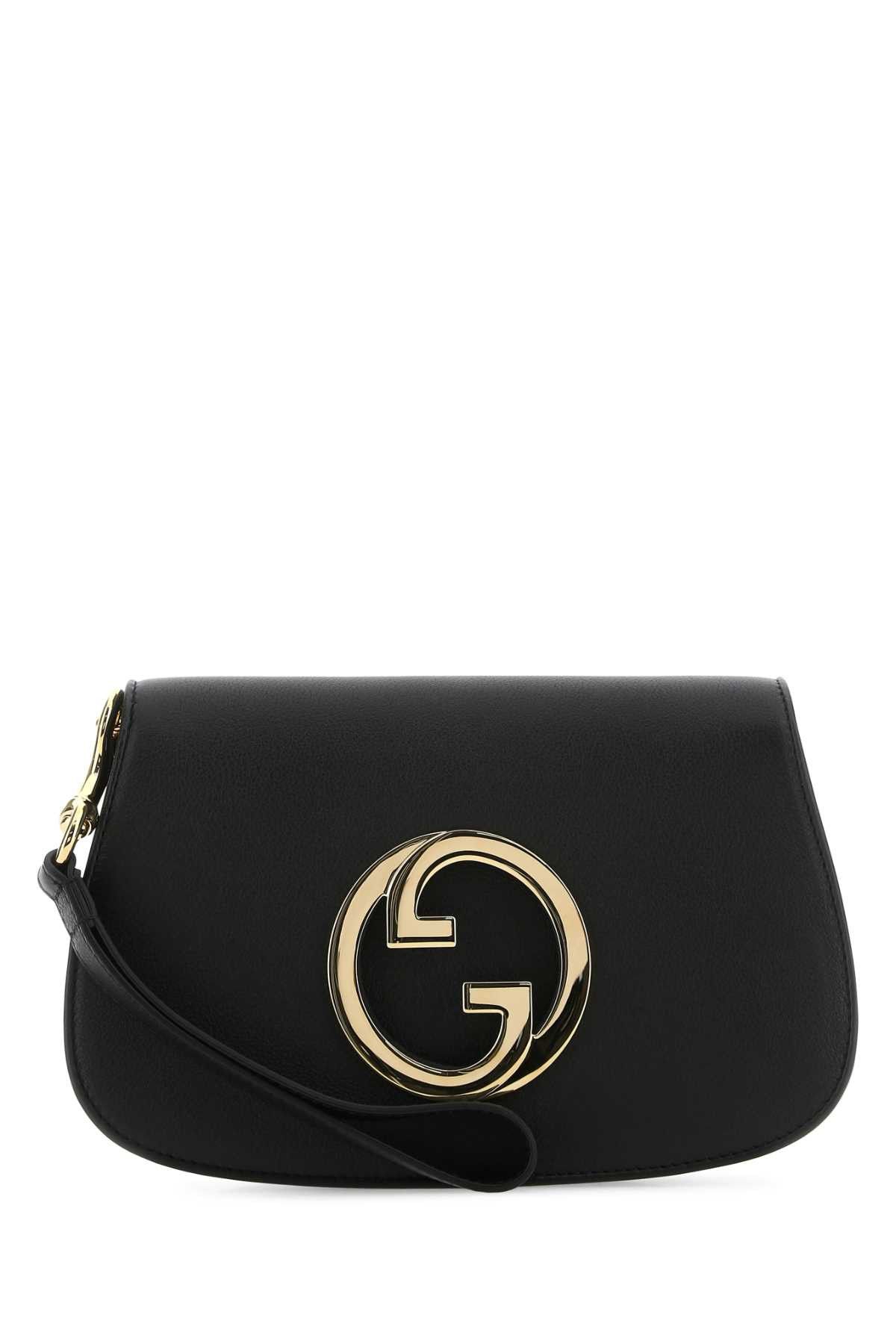 Gucci Black Leather Gucci Blondie Clutch Size ONE SIZE - 1 Thumbnail