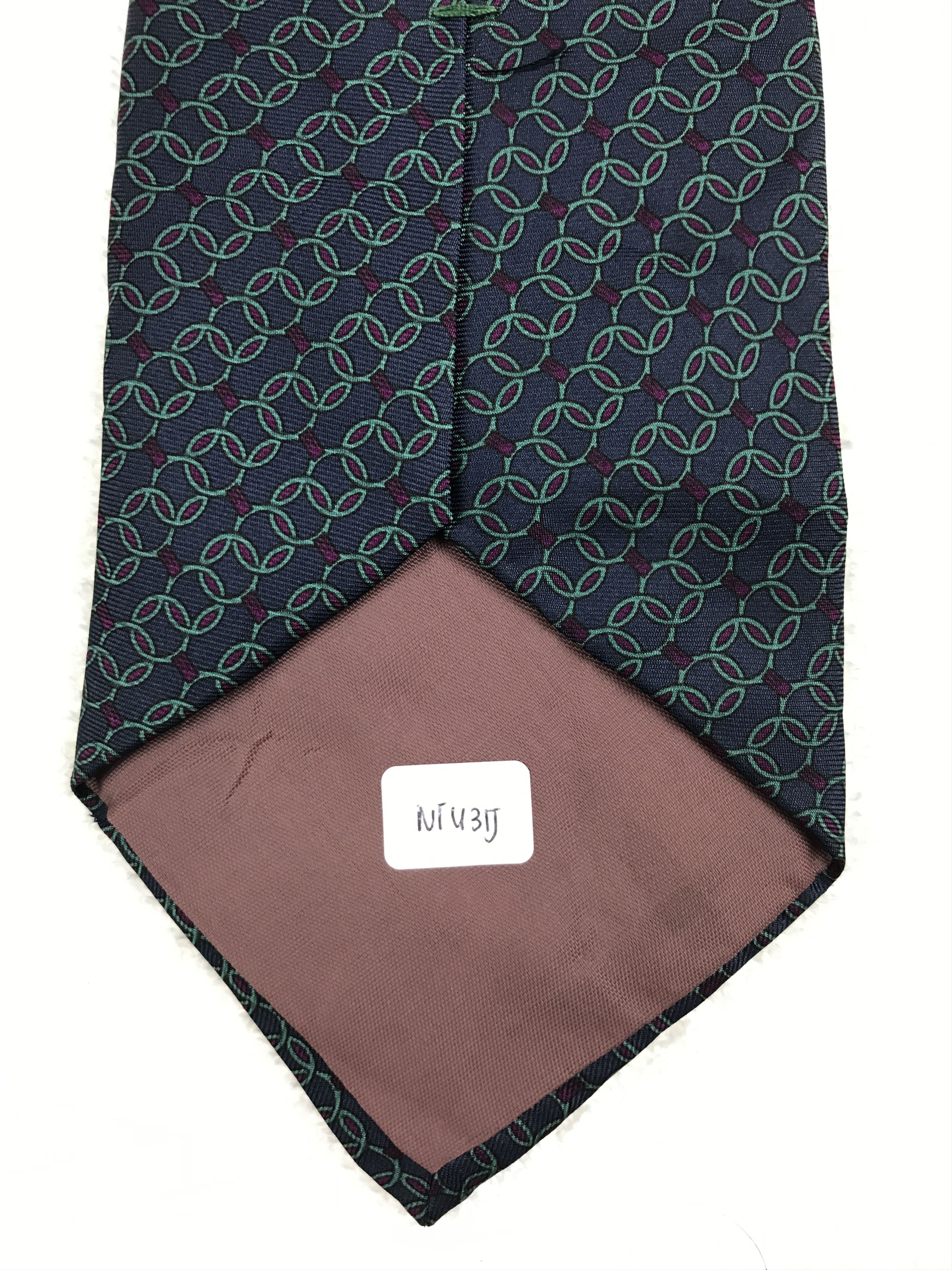 Designer × Vintage Vintage Bert Pulizter Silk Necktie Size ONE SIZE - 9 Thumbnail