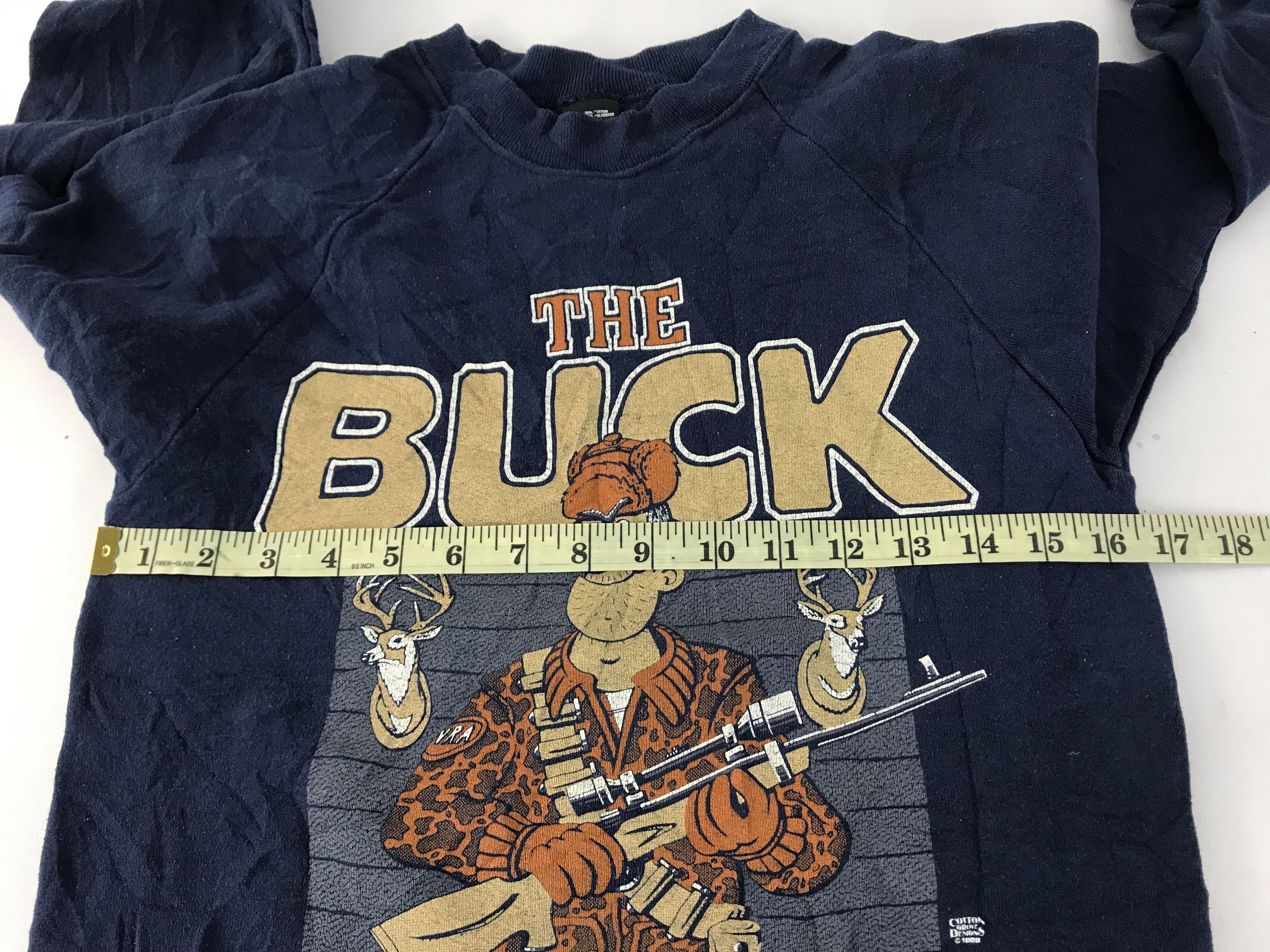 Other 90s The Bucks Stop Here Hunting Deer By Screen Star 50/50 Size US S / EU 44-46 / 1 - 7 Thumbnail