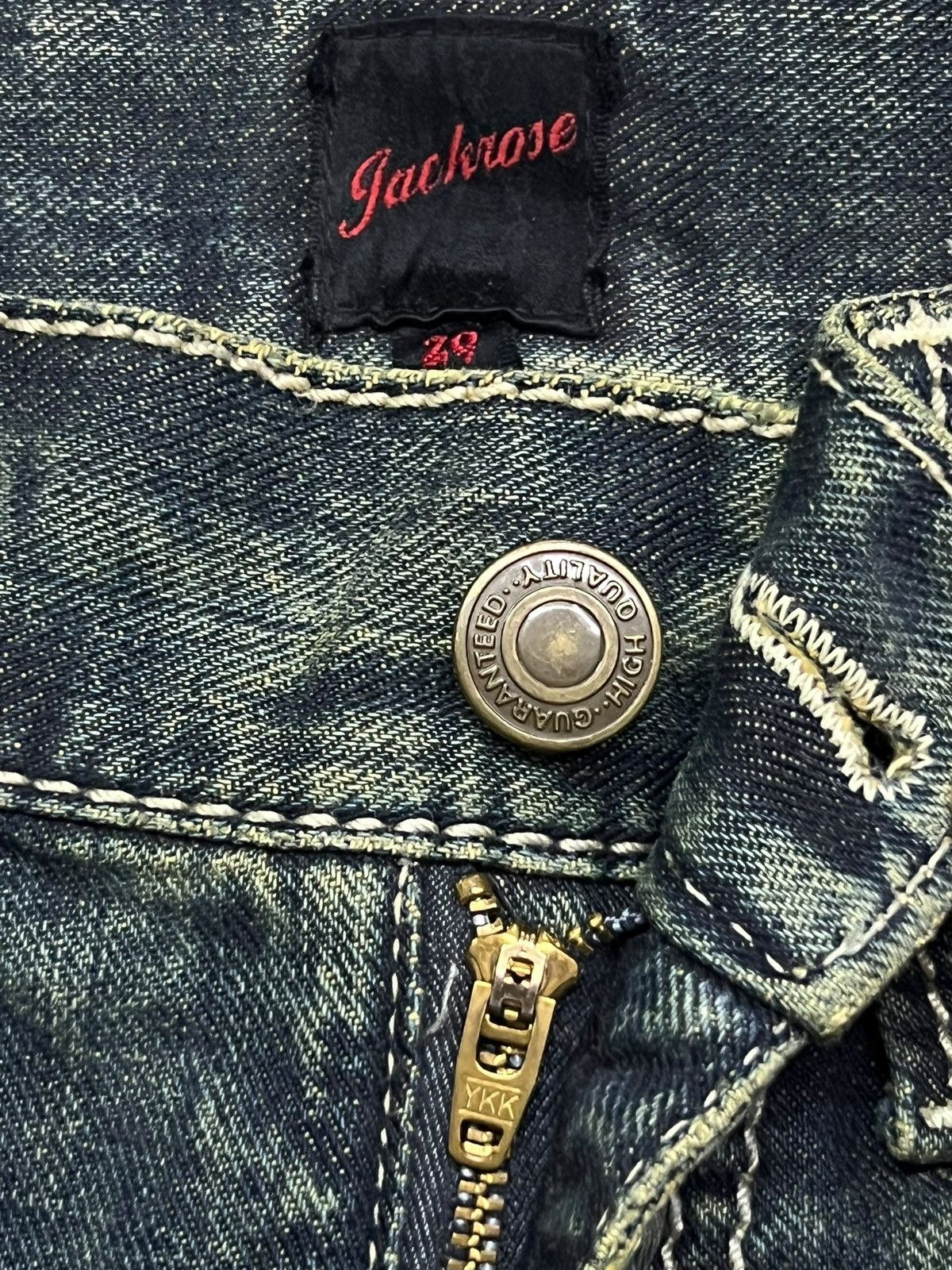 JACKROSE Flared Vintage 00s Jackrose Japan - Faded Mud Wash Jeans Size US 31 - 10 Thumbnail