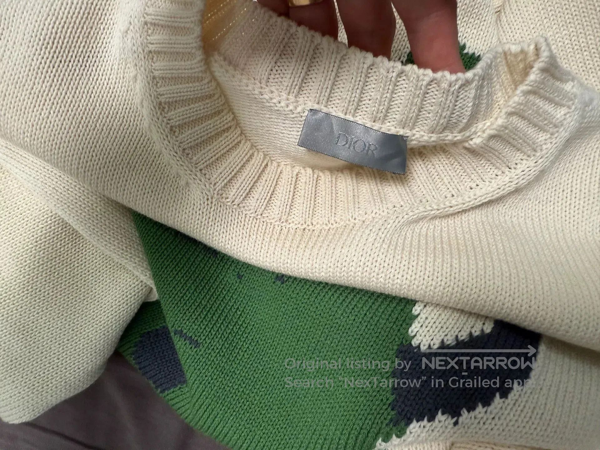 Dior DIOR x Travis Scott Abstract Wool Sweater. Size US S / EU 44-46 / 1 - 7 Thumbnail
