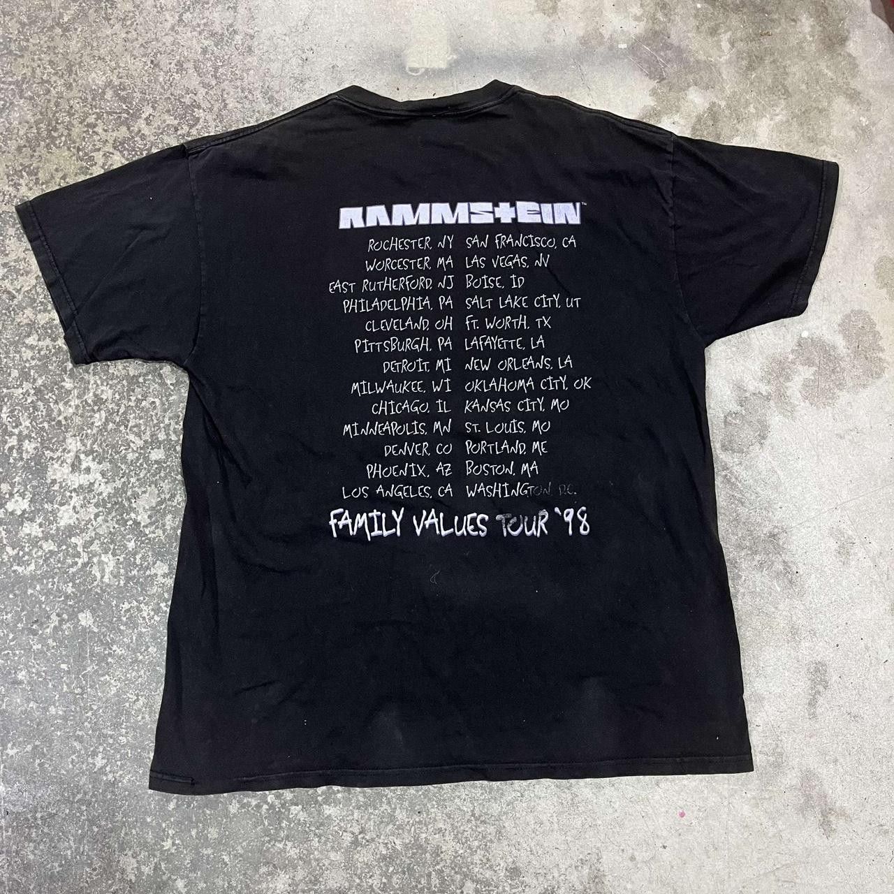 Rammstein 1998 family values buy tour shirt!!!!