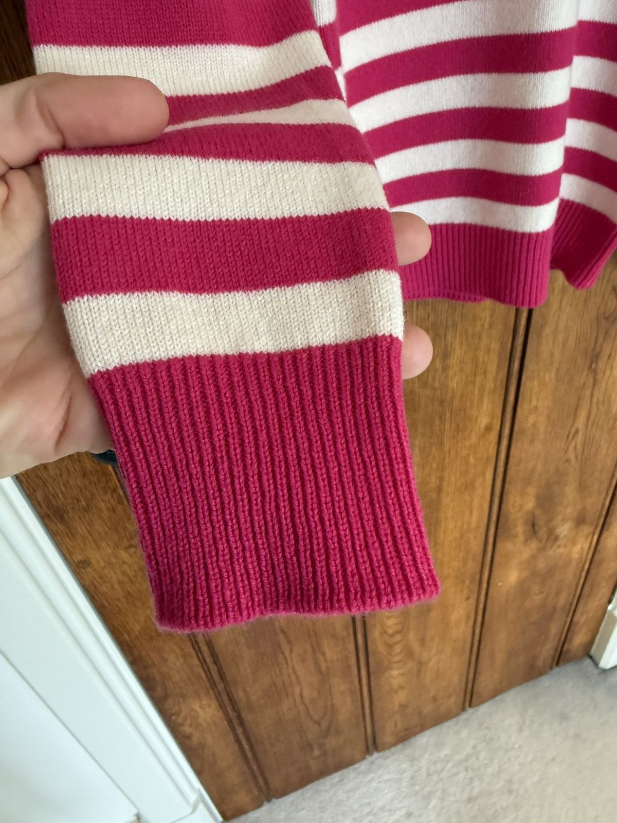 Saint Laurent Paris SS16 Saint Laurent cashmere stripe sweater Hedi Slimane S Size US S / EU 44-46 / 1 - 9 Thumbnail