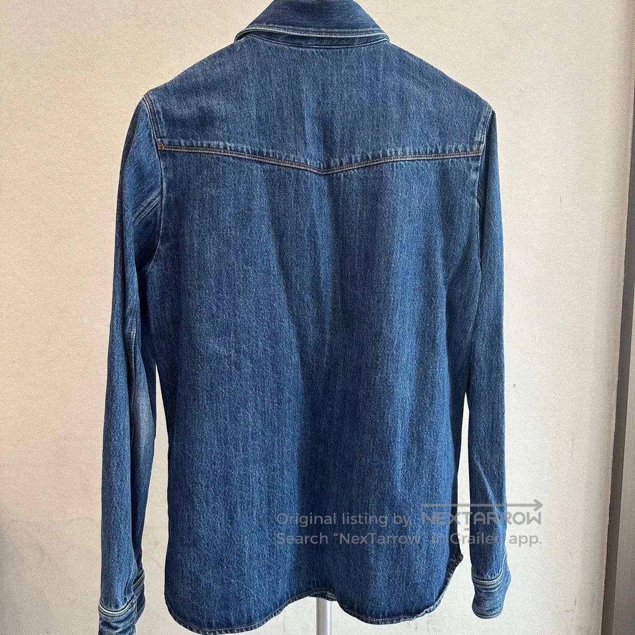 Valentino VALENTINO Denim Button-Up Shirt. Size US M / EU 48-50 / 2 - 4 Thumbnail