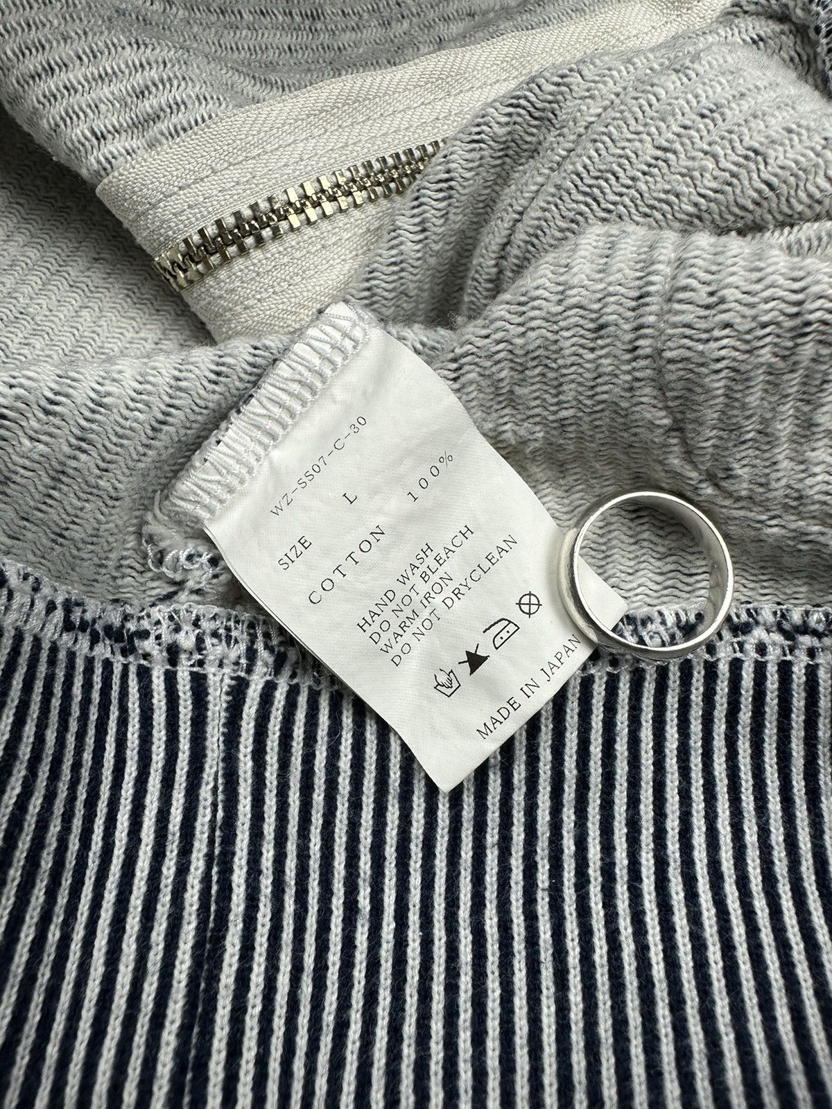 Japanese Brand × WHIZ LIMITED Whiz Limited Buckles Back Stripe Hoodie Size US L / EU 52-54 / 3 - 7 Thumbnail