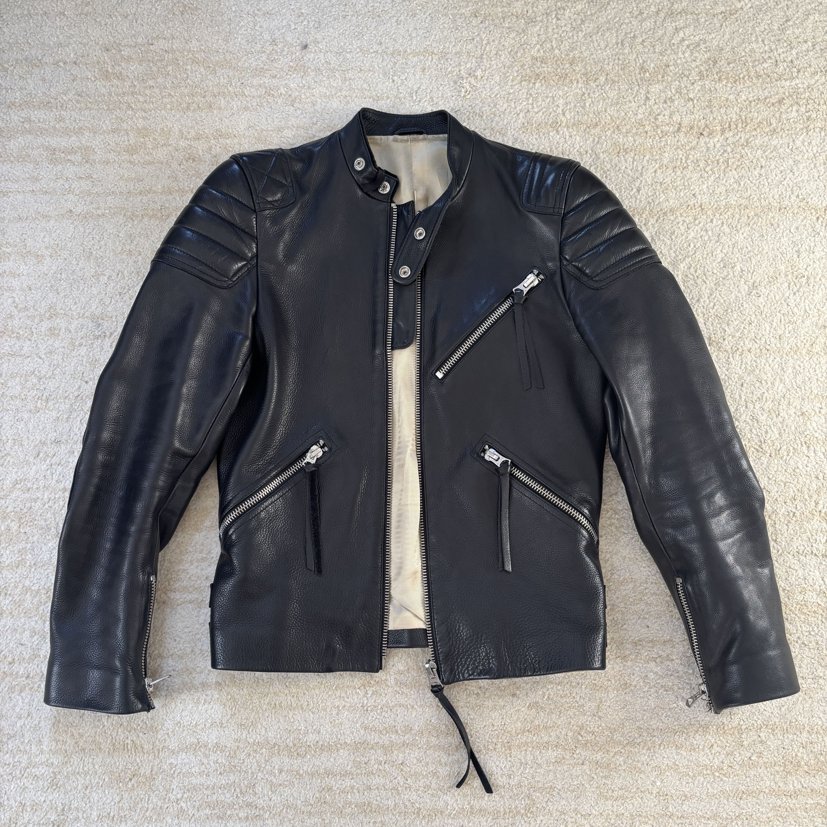 Acne Studios Oliver Leather Jacket Size US S / EU 44-46 / 1 - 1 Thumbnail