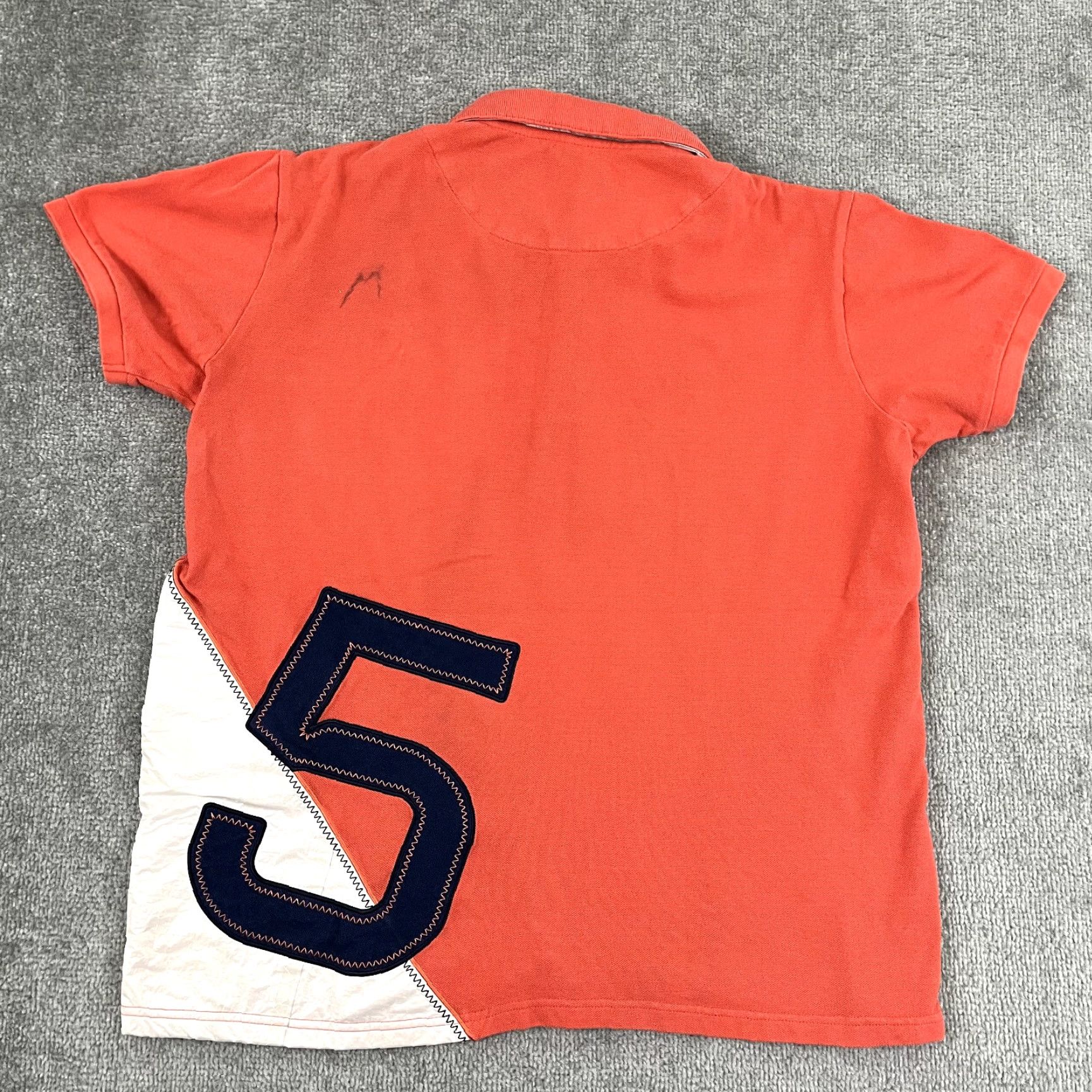 Vintage VINTAGE 727 SAILBAGS FRANCE Polo Shirt Adult 2XL Orange Nautical Yachting Sail Shirt Womens 2007 Size XXL / US 16-18 / IT 52-54 - 2 Thumbnail