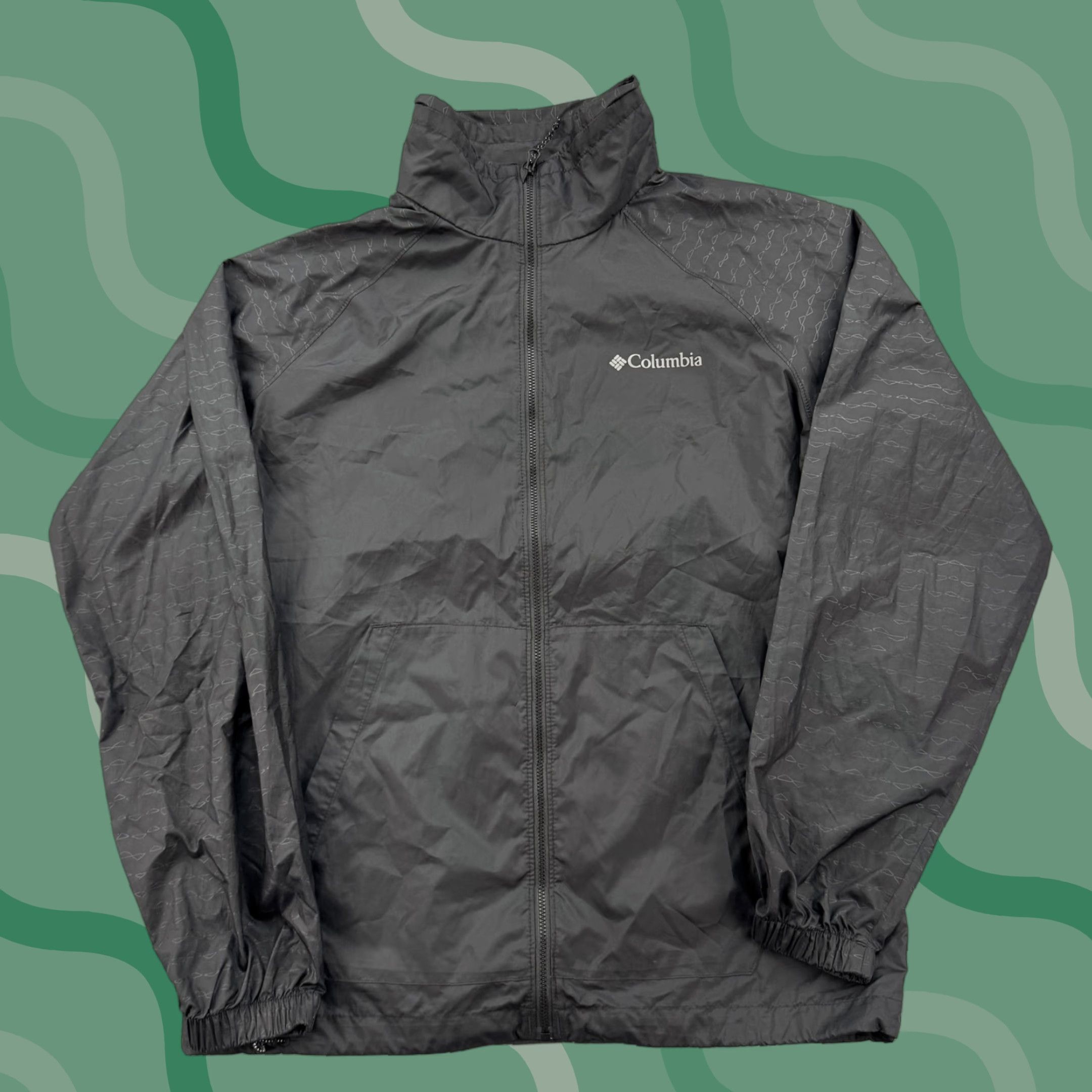 Vintage Columbia Jacket Mens Small Black Full Zip Windbreaker Lightweight Outdoors Coat Size US S / EU 44-46 / 1 - 1 Thumbnail