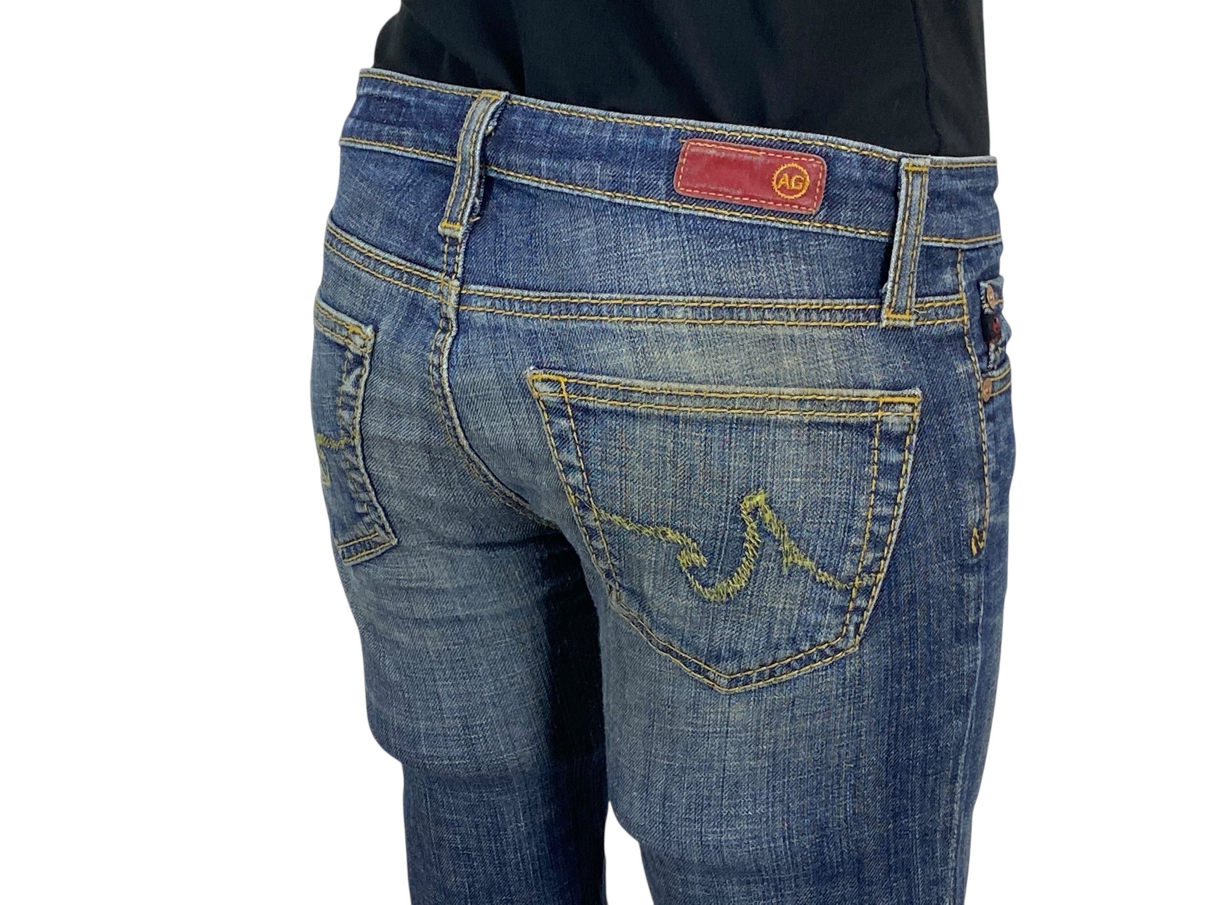 AG Adriano Goldschmied Adriano Goldschmied Low Rise Jeans Made in USA Size 25" / US 0 / IT 36 - 7 Thumbnail
