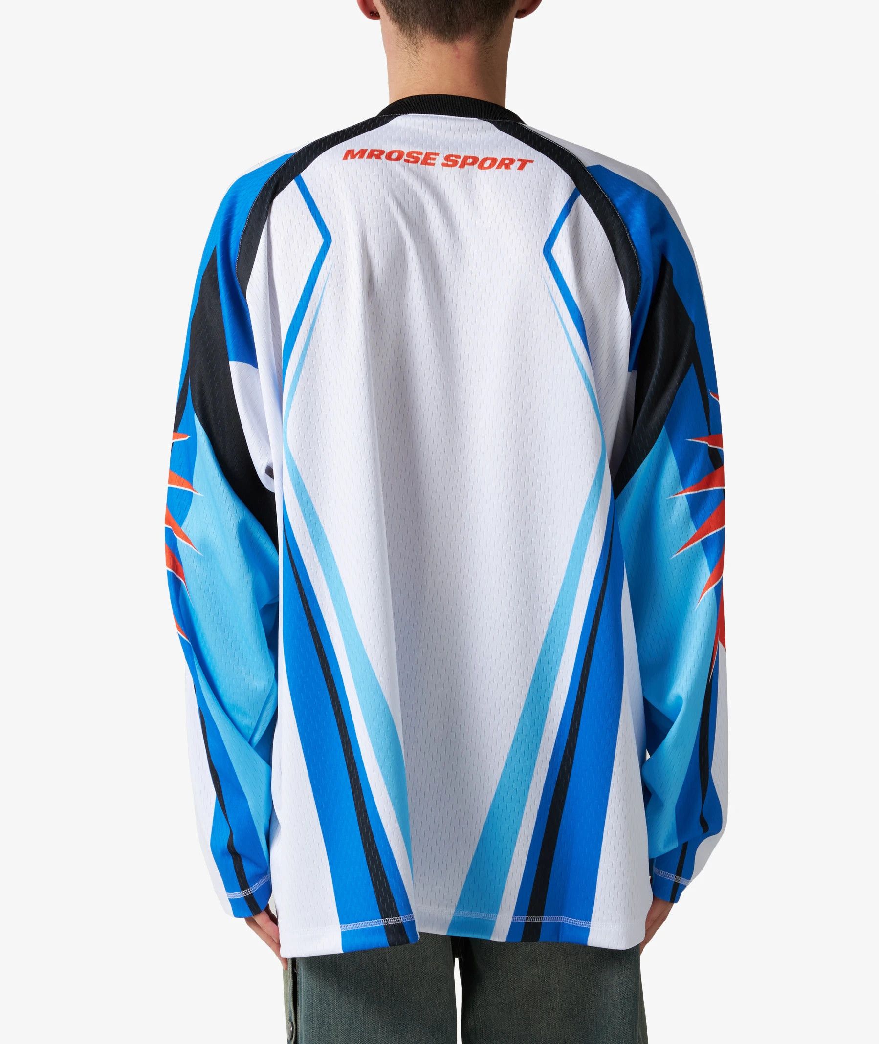 Martine Rose o1h1sh11224 Motorcross Jersey in White Size US M / EU 48-50 / 2 - 4 Thumbnail