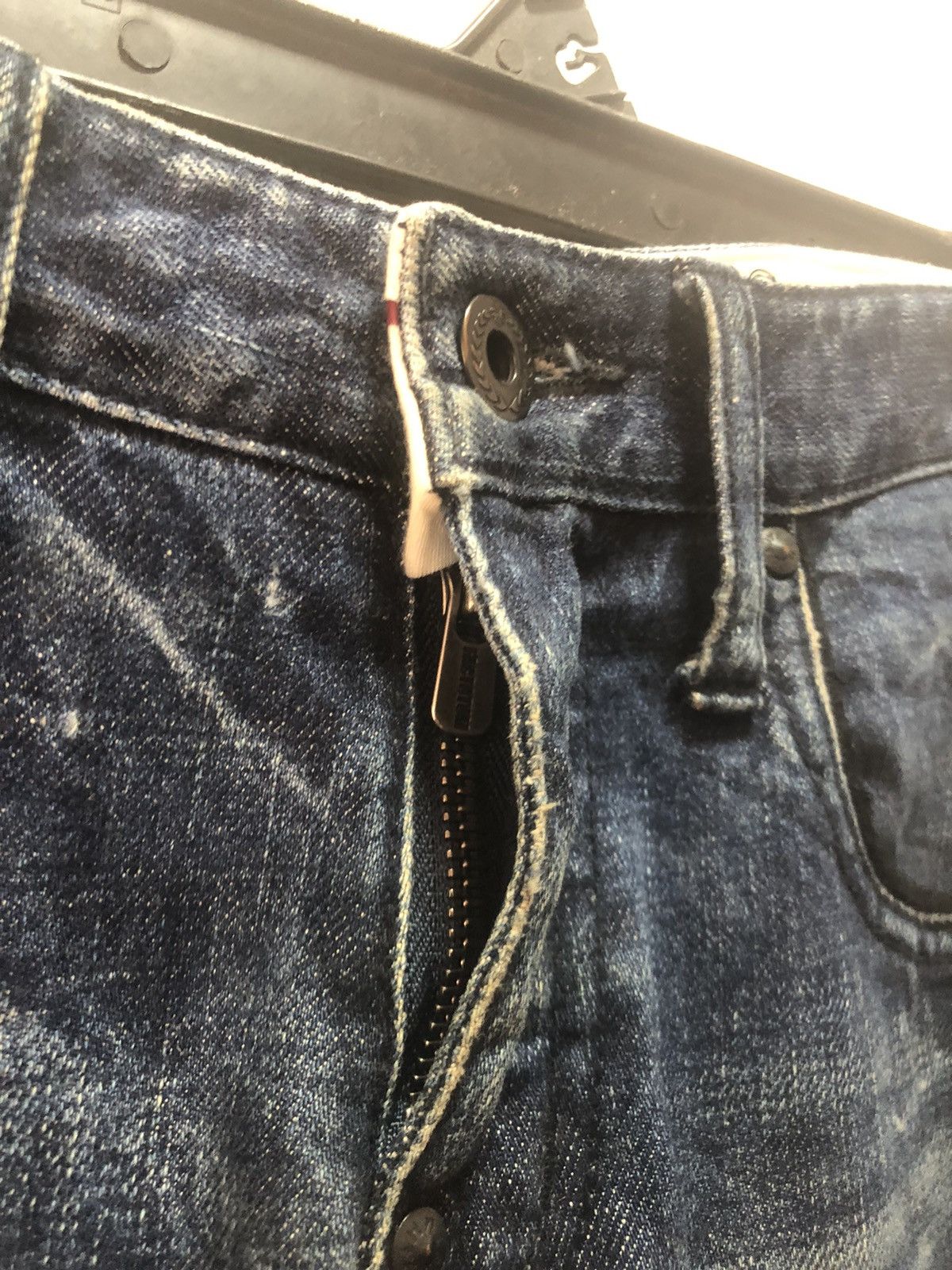 FACTOTUM FACTOTUM Denim Pants Patch Distressed Style Japan Made Size US 29 - 3 Thumbnail