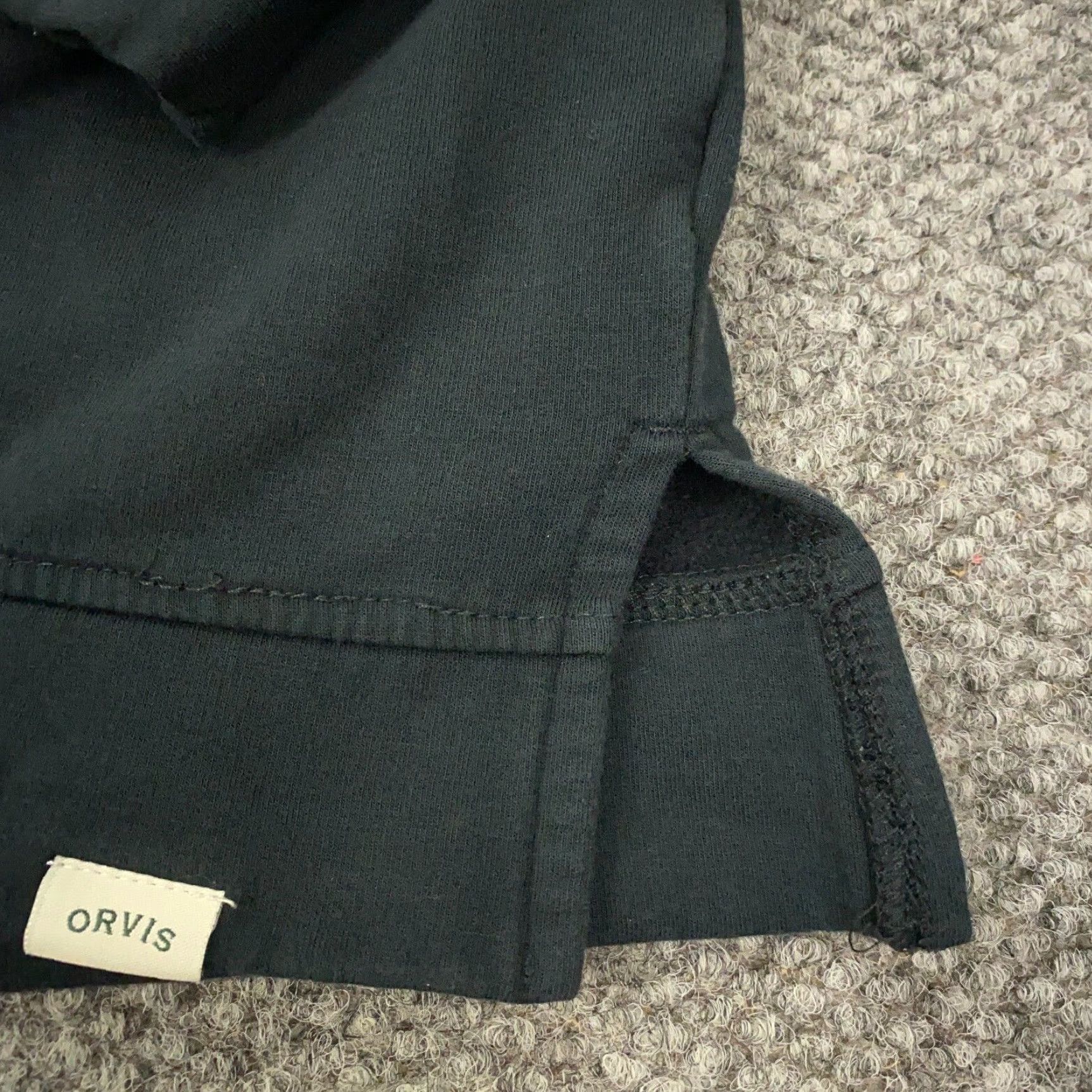 Orvis Orvis Womens Sweatshirt XXL Black Long Sleeve Boxy Oversized V-Neck Stretch Size XXL / US 16-18 / IT 52-54 - 6 Thumbnail