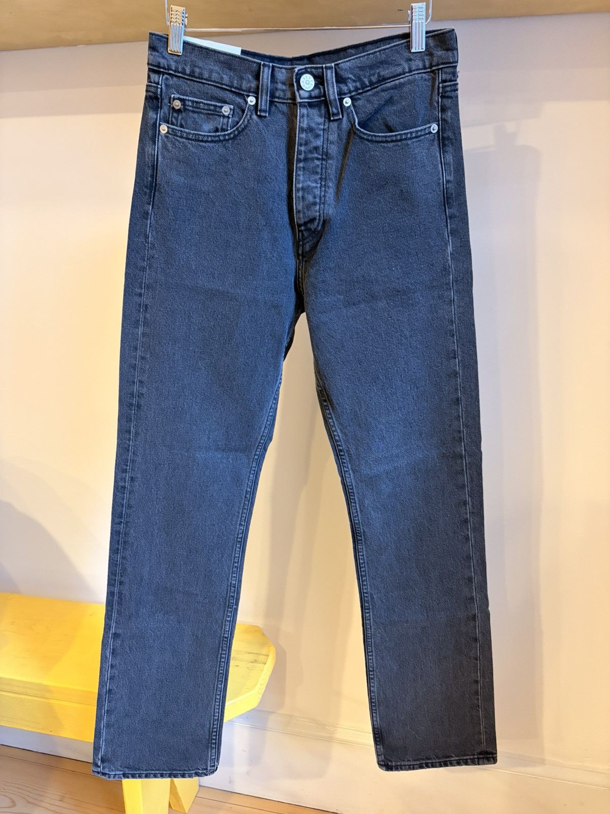 Sunflower Sunflower 29x32 Black Faded Denim NWT Size US 29 - 1 Thumbnail