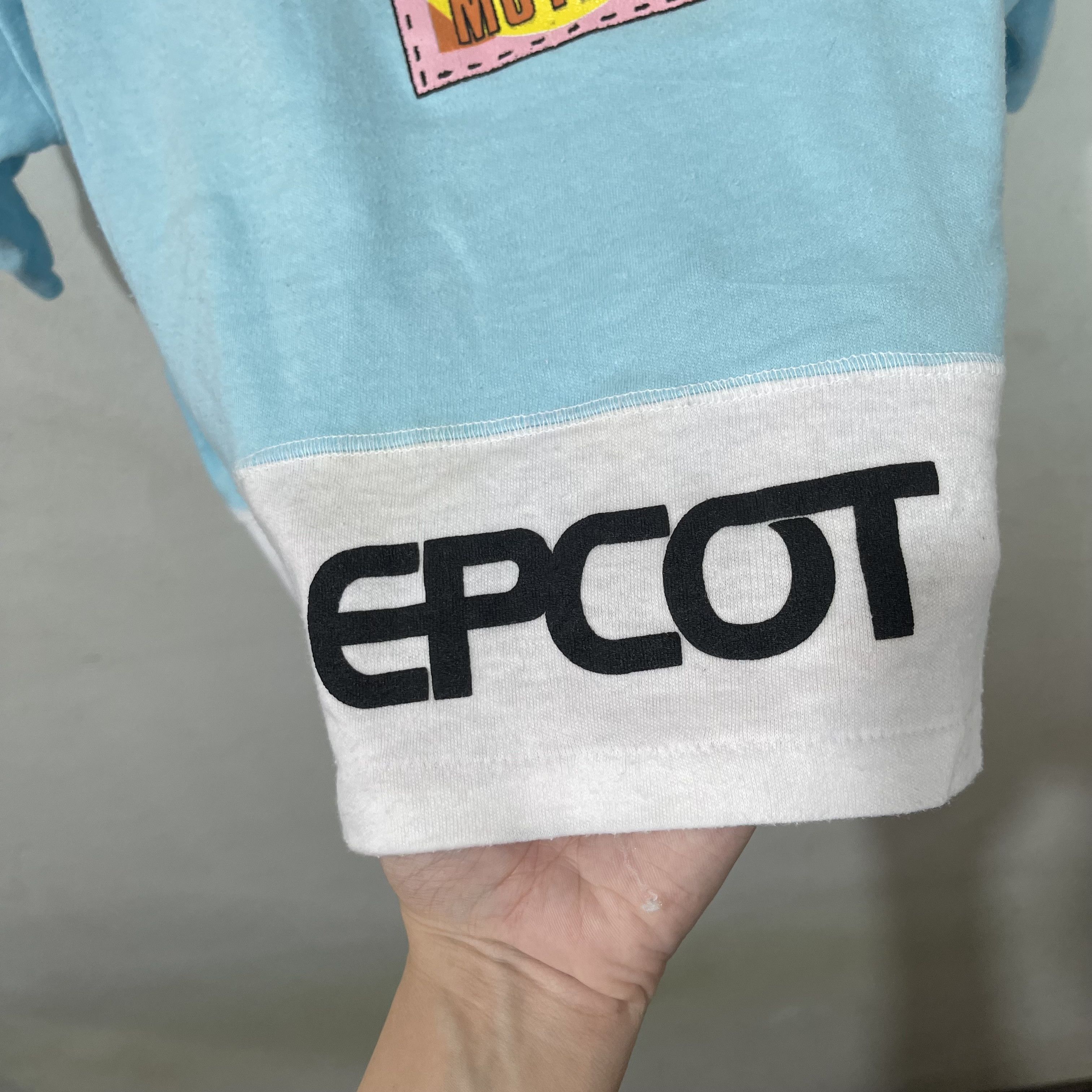 Disney Vintage 90s EPCOT Cropped Top Size XL / US 12-14 / IT 48-50 - 3 Thumbnail