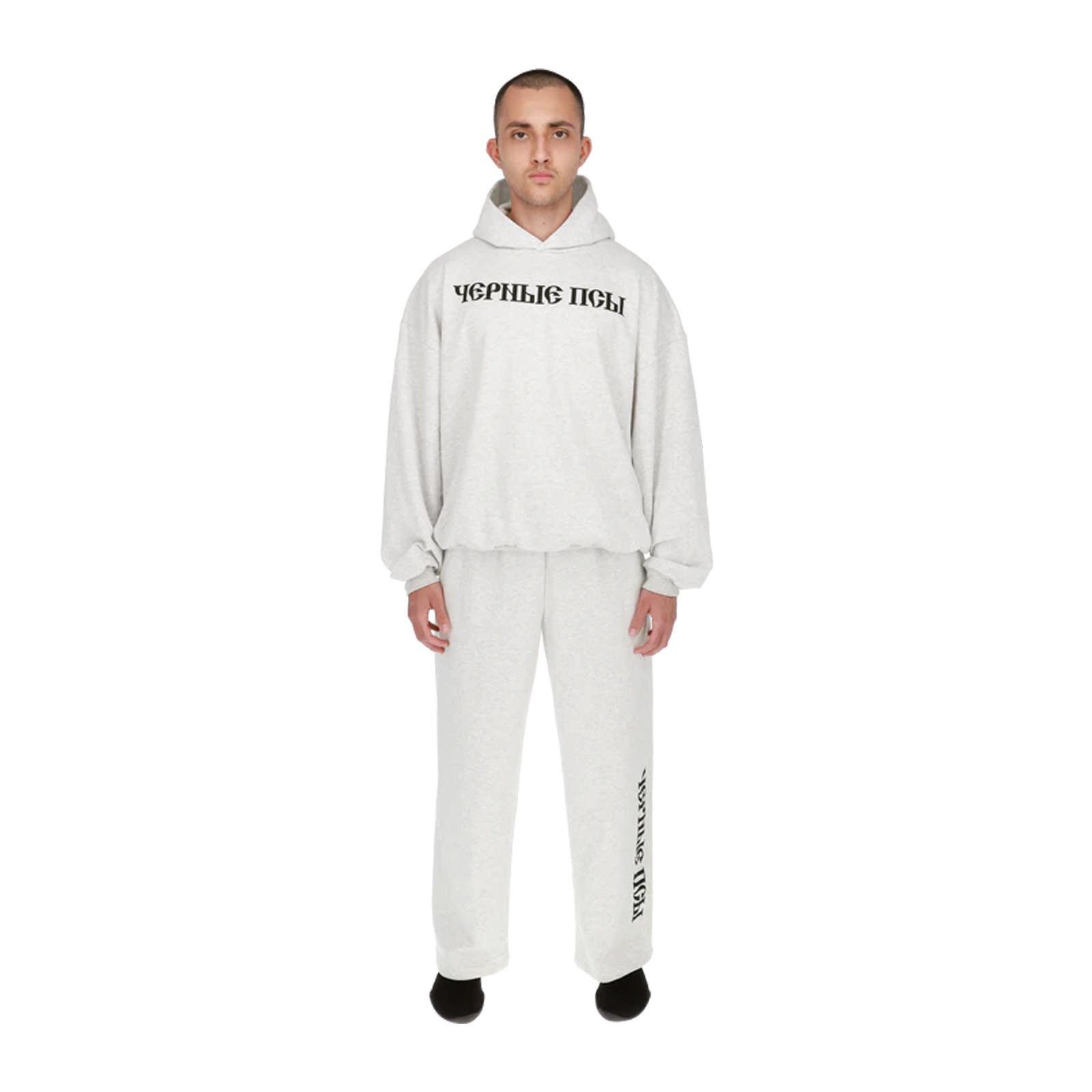 大人も着やすいシンプルファッション DOGS BLACK GOSHA YZY West Kanye HOODIE 1 SIZE - GREY HEATHER ジャケット・アウター