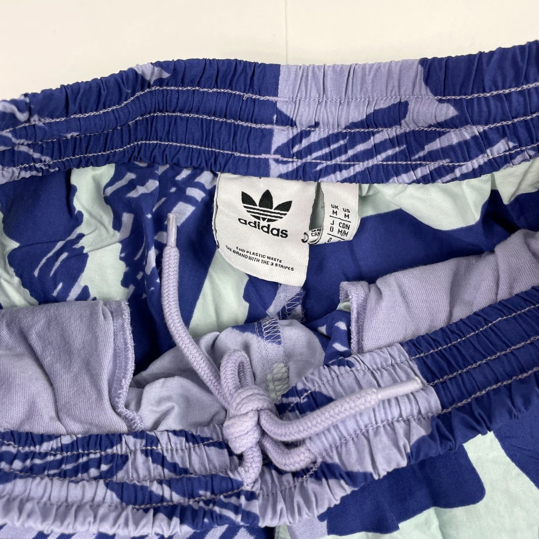 Adidas Adidas Swim Shorts Mens Medium Purple Floral Beach Surfing Trunks AOP Size US 31 - 6 Thumbnail