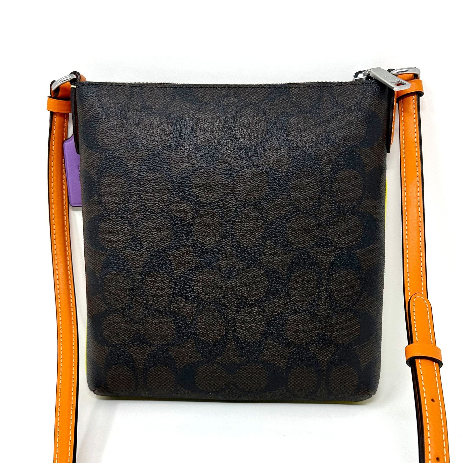 Coach Coach Mini Rowan File Bag Signature Canvas Brown Iris CL671 Size ONE SIZE - 2 Thumbnail