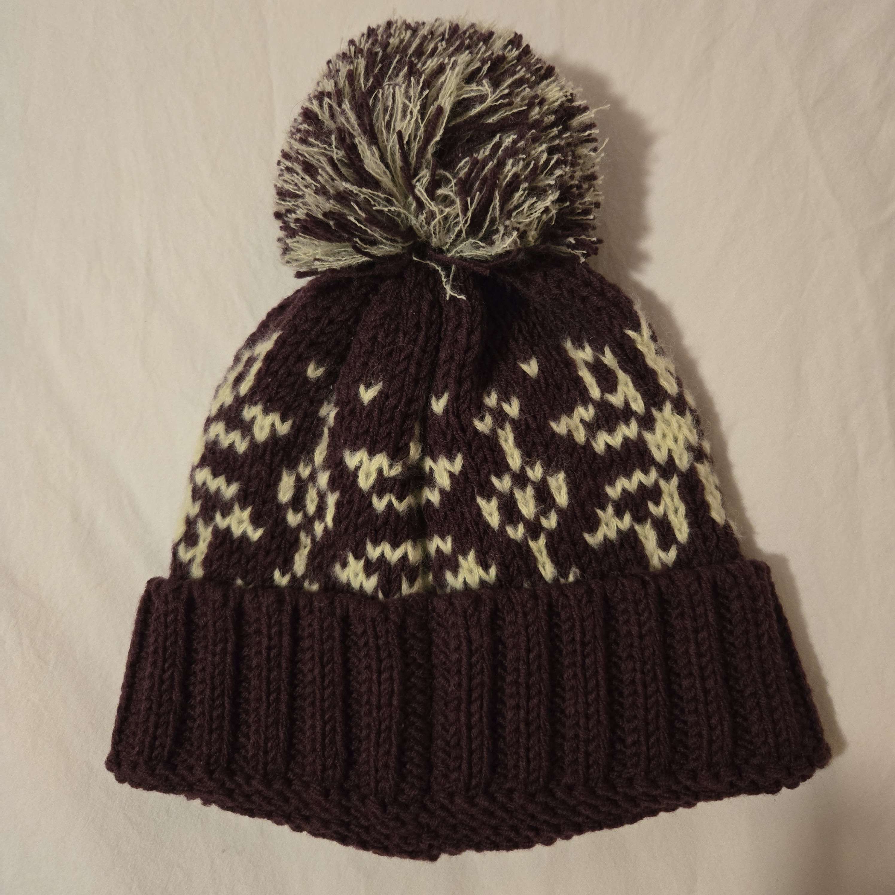 Kapital 3G Wool Snow Pattern Knit Beanie Size ONE SIZE - 2 Thumbnail