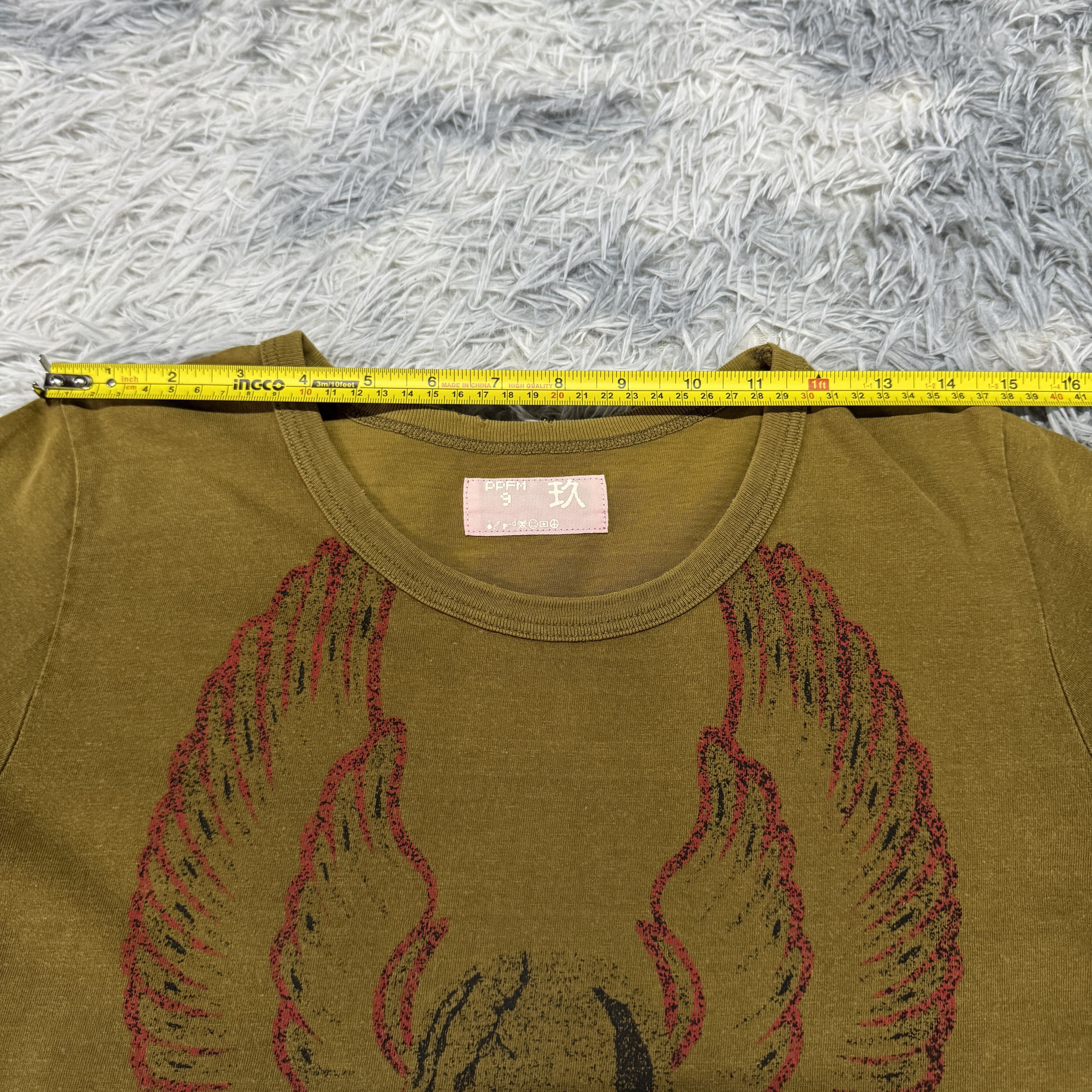 PPFM Rare Vintage Japanese Brand PPFM Skull Bones Sunfaded Tshirt Size US S / EU 44-46 / 1 - 6 Thumbnail